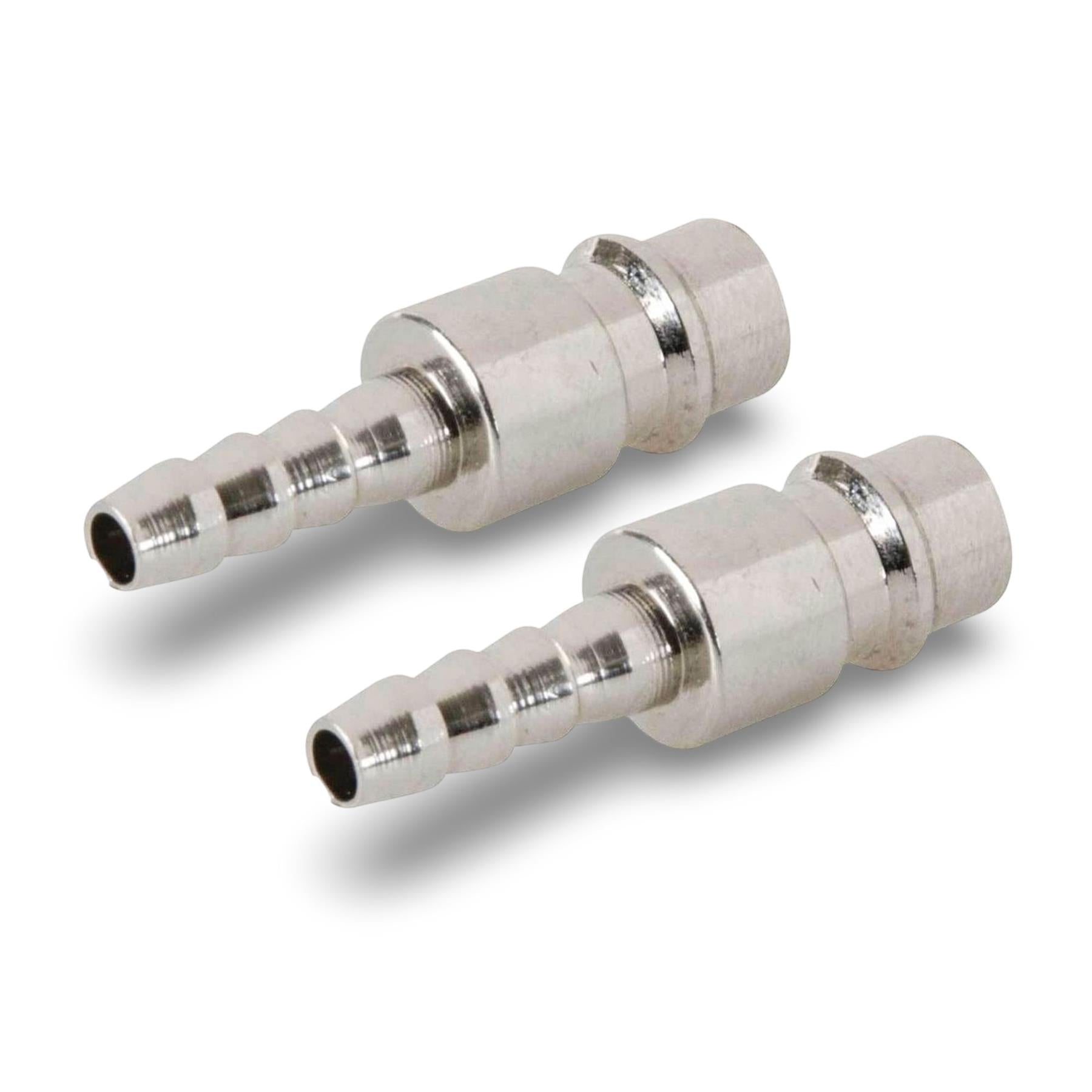 2x Male Euro Air Line Hose Fitting Connector Coupler Barb Bayonet Hose End 6mm