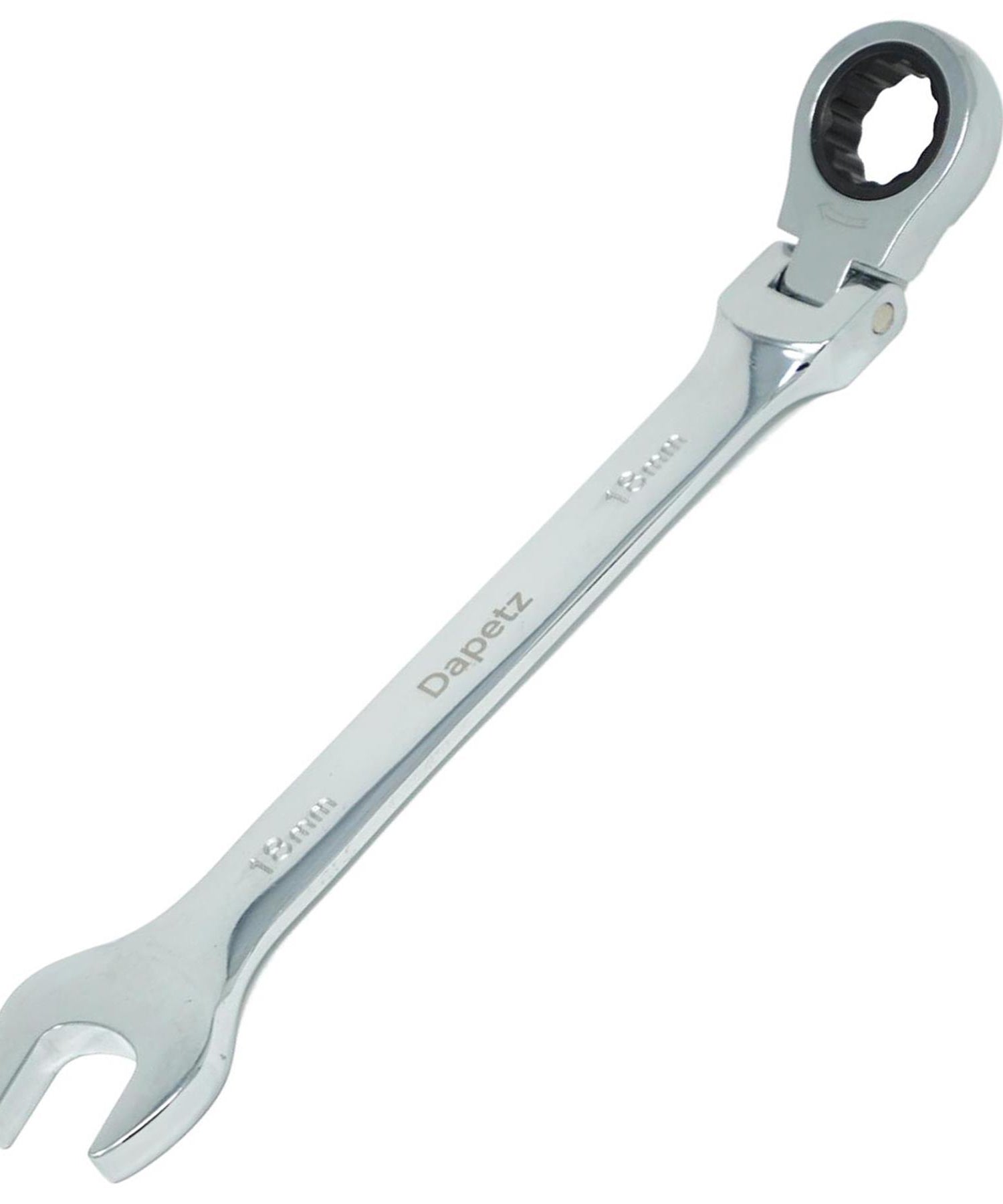 18mm Flexible Head Ratchet Metric Spanner Open End & Ring Guaranteed