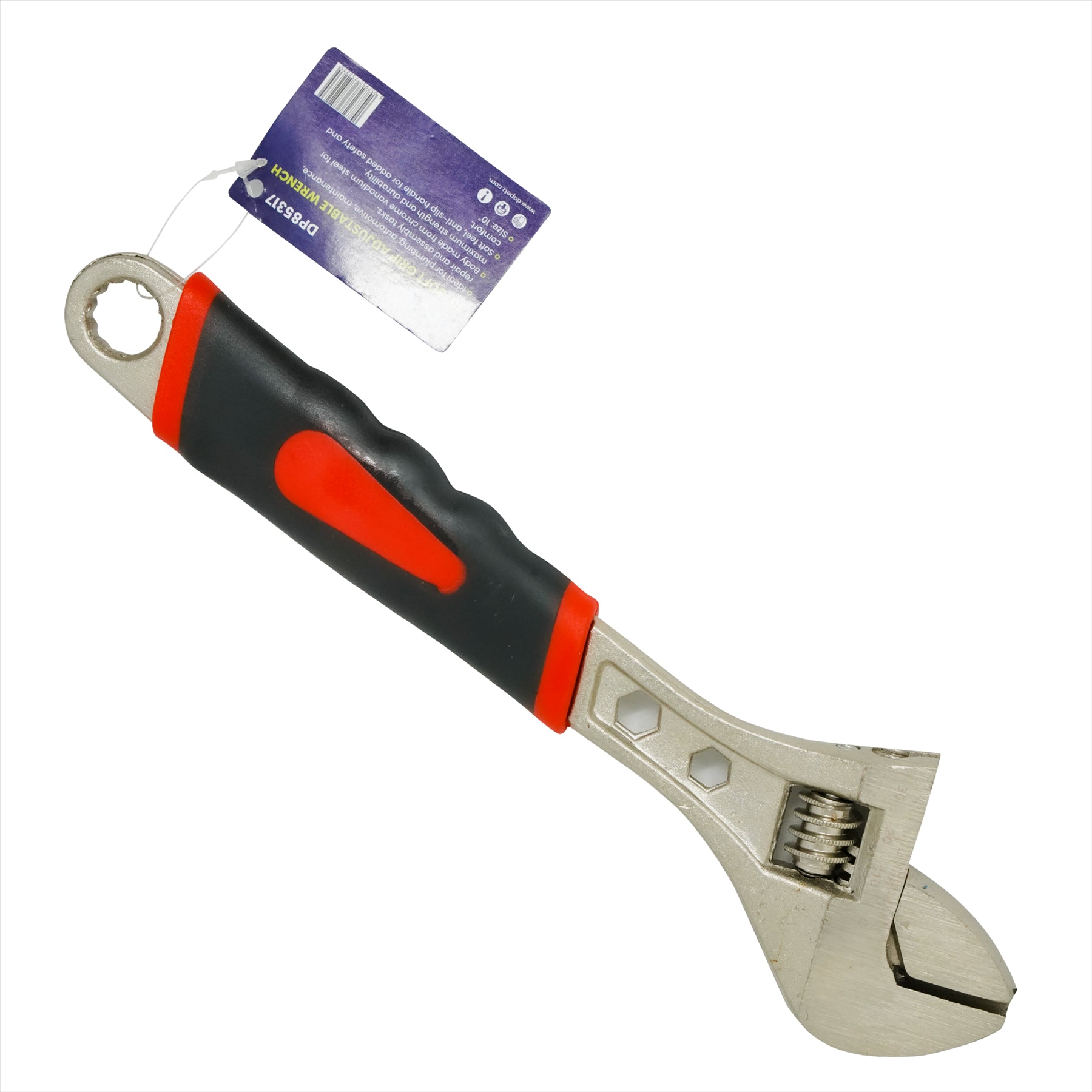 10" 250mm Adjustable Spanner Wrench | Large Opening for Bathroom & General Use by Dapetz