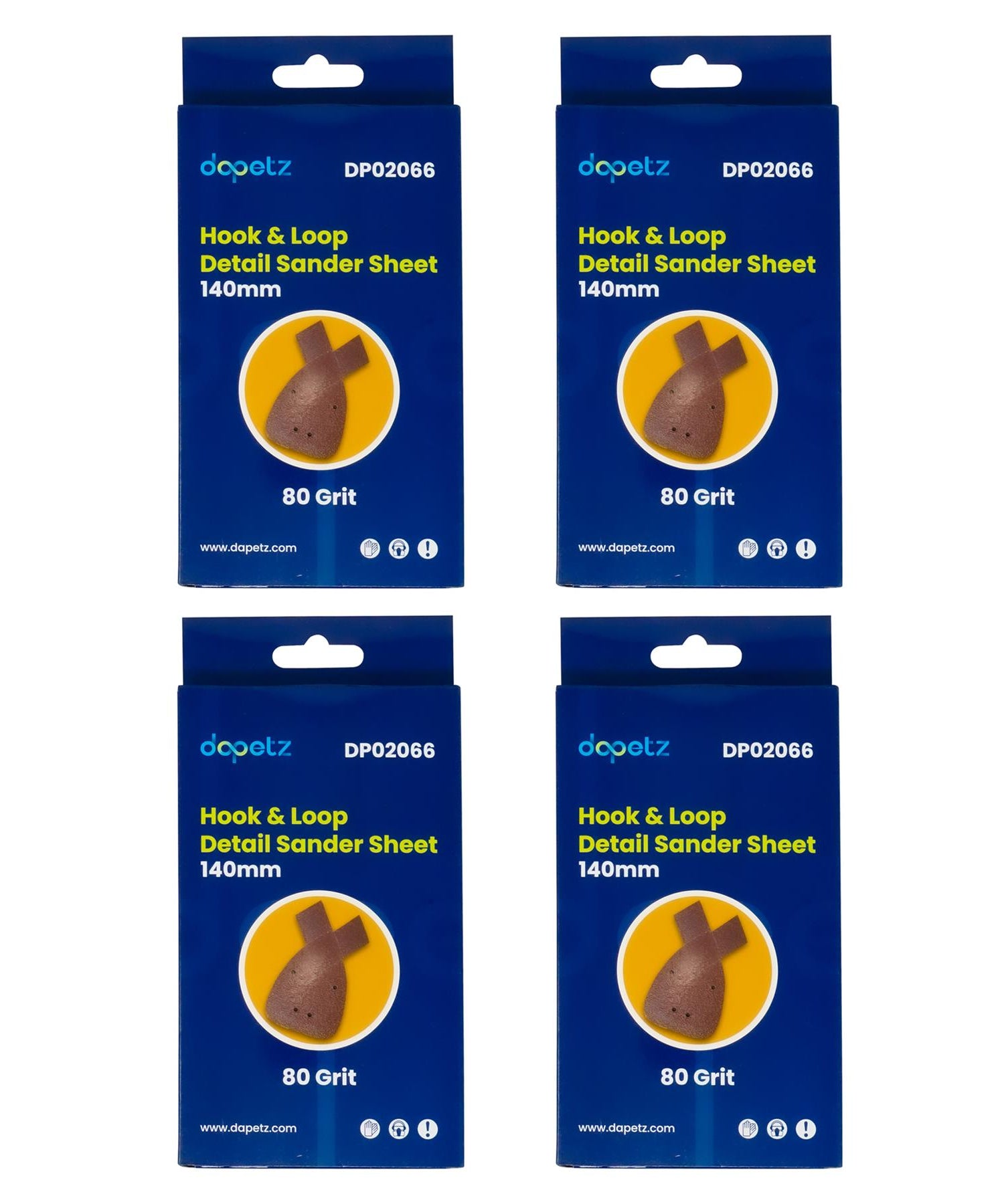 Mouse Sanding Sheet 80 Grit Sandpaper Black & Decker Palm Sander Pad 40PCS By Dapetz