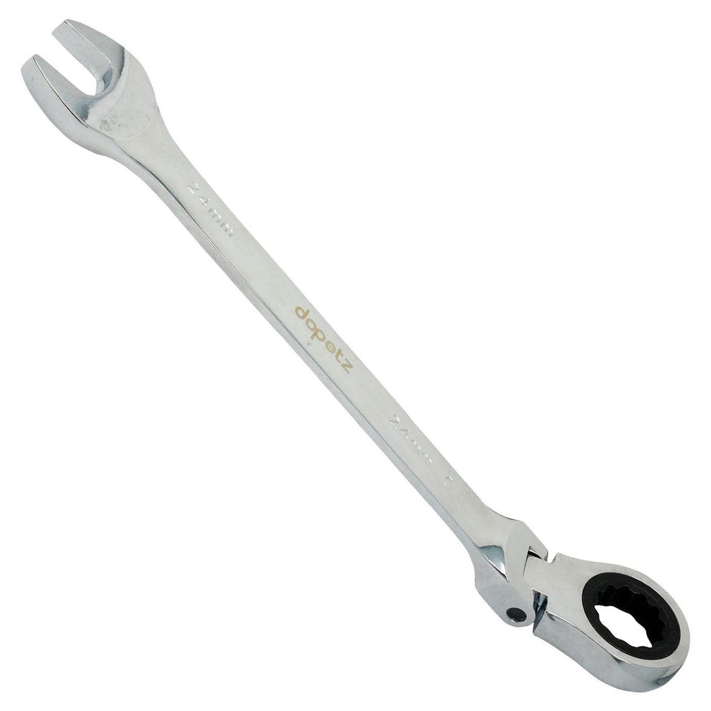 24mm Flexible Head Ratchet Metric Spanner Open End & Ring Guaranteed