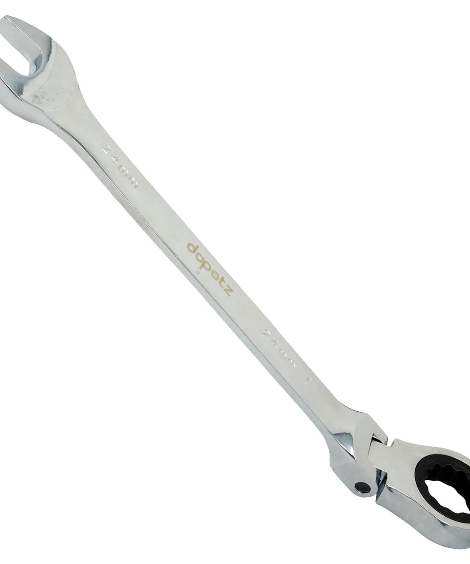 24mm Flexible Head Ratchet Metric Spanner Open End & Ring Guaranteed