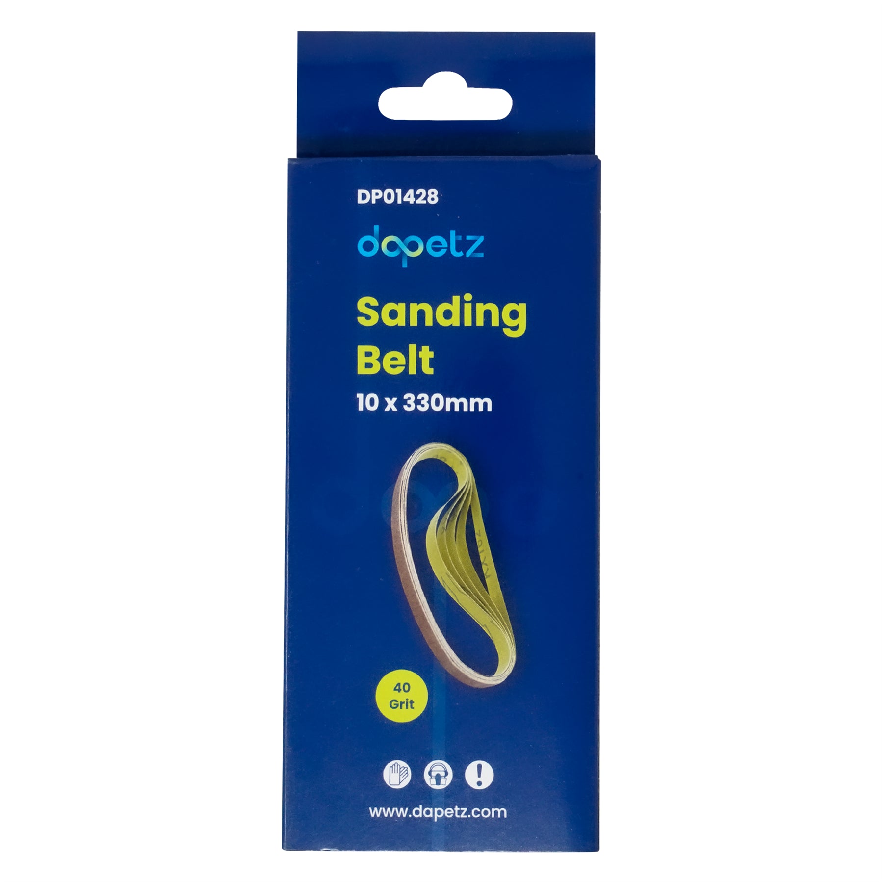 330mm x 10mm 40G Belt Power Finger File Sander Abrasive Sanding Belts 50pk