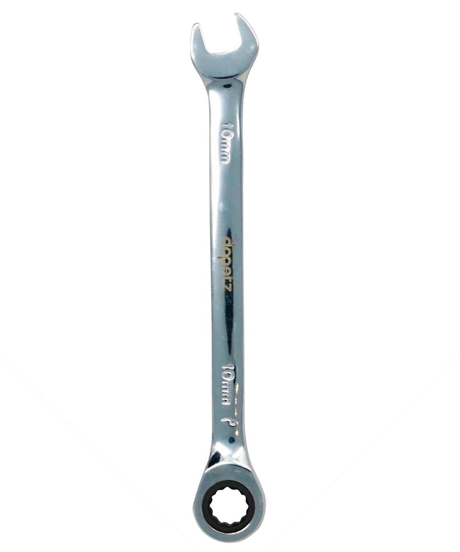 Fixed Head Ratchet Metric Spanner Open End Ring Combination 10mm By Dapetz