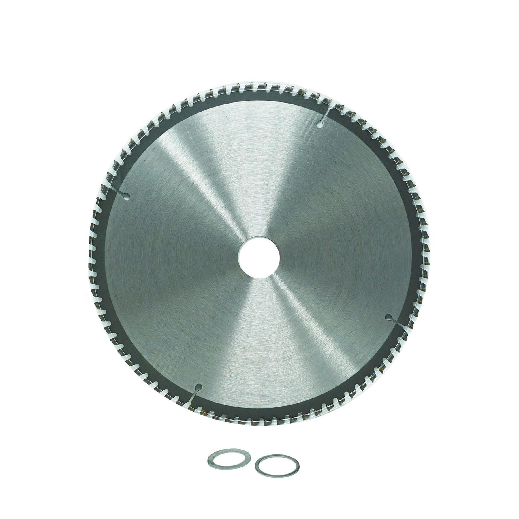 Teeth Aluminium Circular Saw Blade 250mm (10") 80 30mm Bore 25mm Rings Mitre by Dapetz