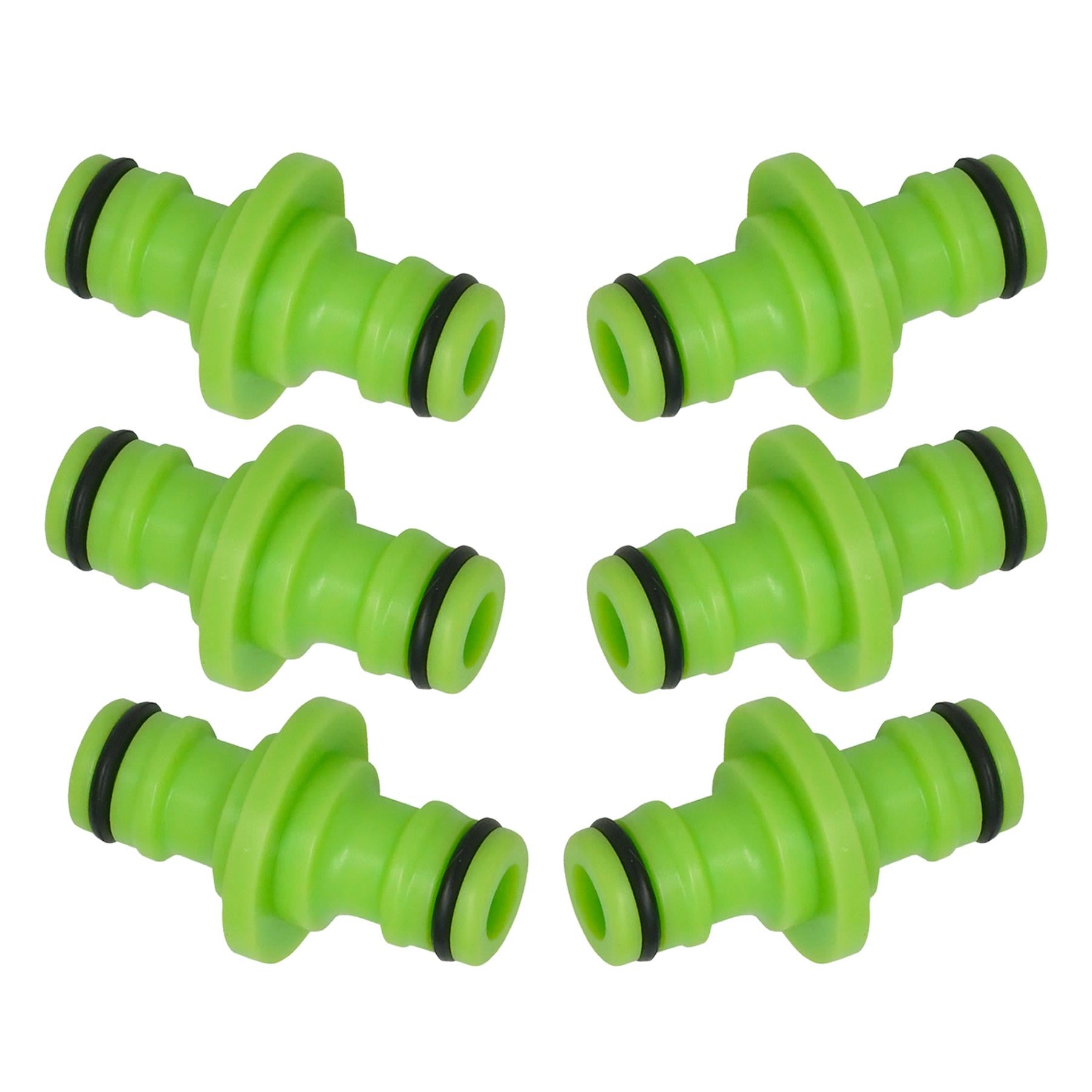 1/2" Male 2-Way Connector Adaptor Garden Water Hose Pipe Joiner (6 Pcs) By Dapetz