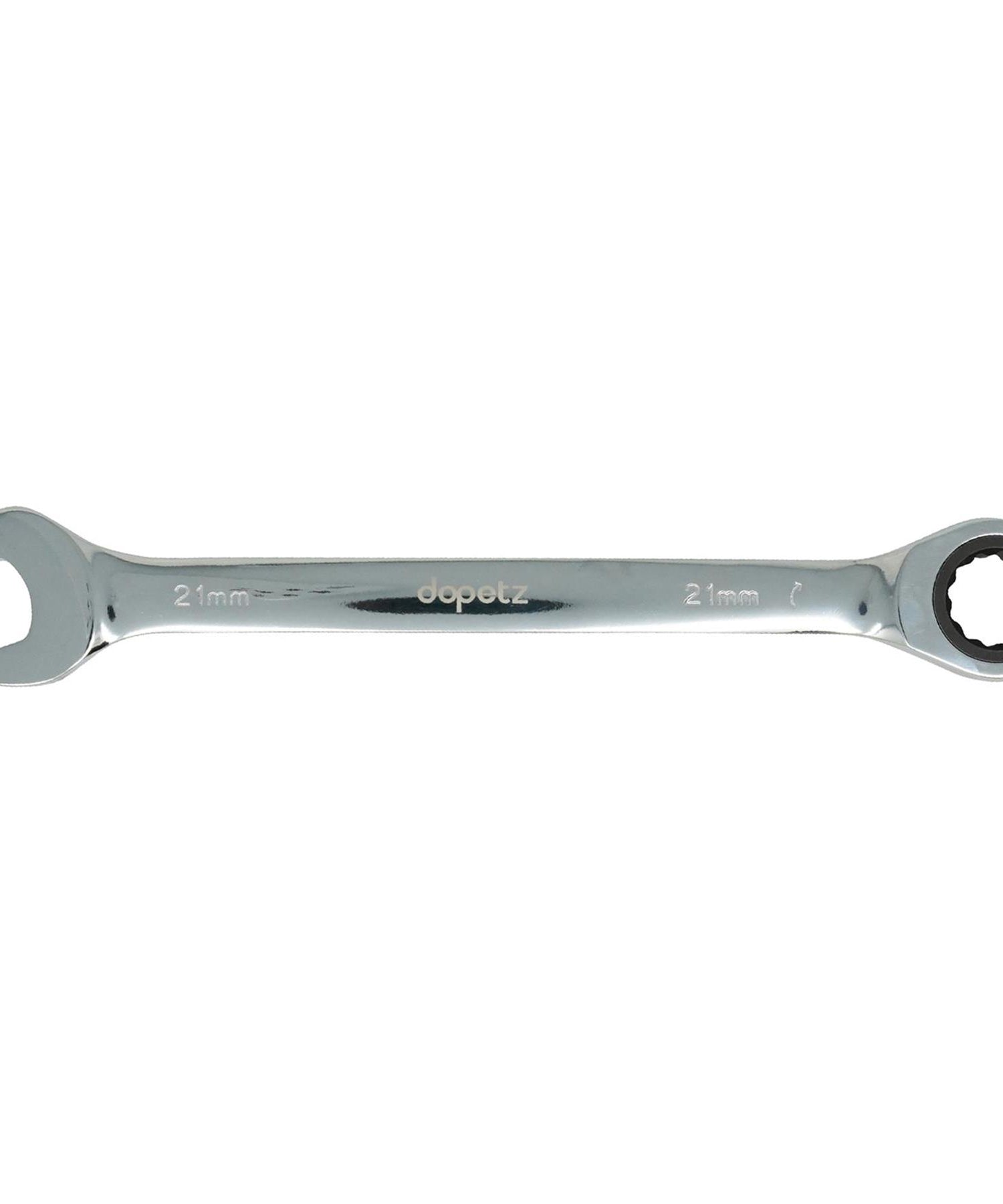 Fixed Head Ratchet Metric Spanner Open End Ring Combination 21mm
