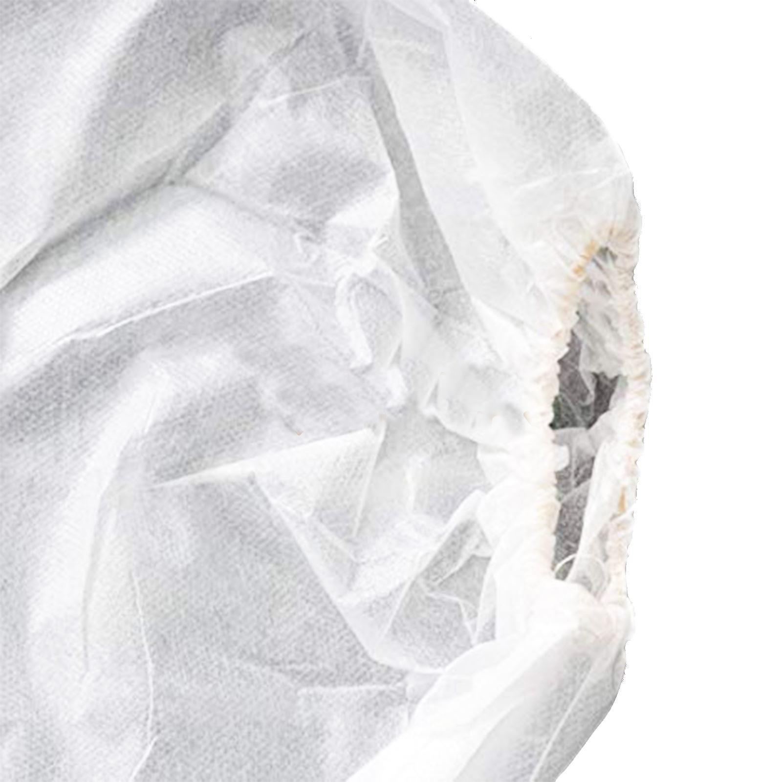 (Pack of 5) Disposable Protective Paper Suits – Medium (120cm, 46") Coveralls by Dapetz