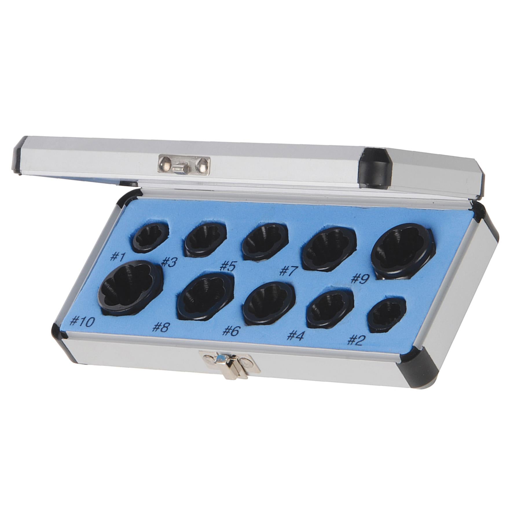 (Pack of 10) Damaged Nut Bolt Remover Set 9-19mm | Broken Bolt Removal Kit by Dapetz