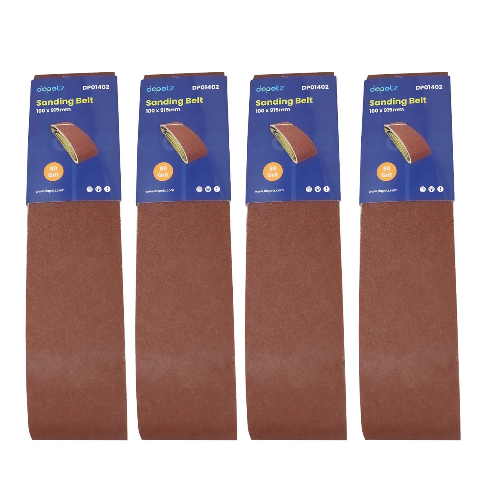 20 X Sanding Belts 100mm X 915mm 80G To Fit Draper Belt/Disc Sander 53005/50021