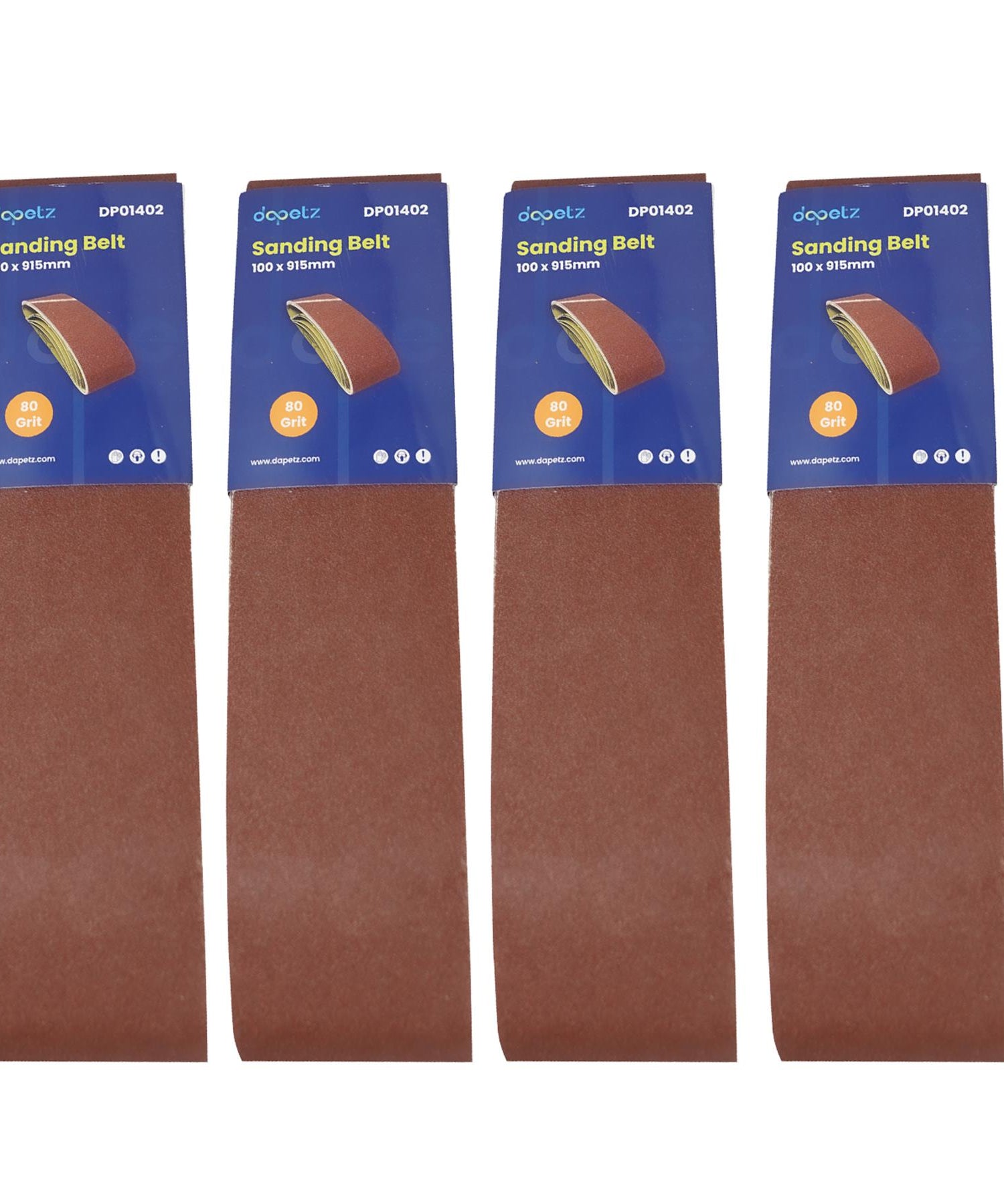 20 X Sanding Belts 100mm X 915mm 80G To Fit Draper Belt/Disc Sander 53005/50021