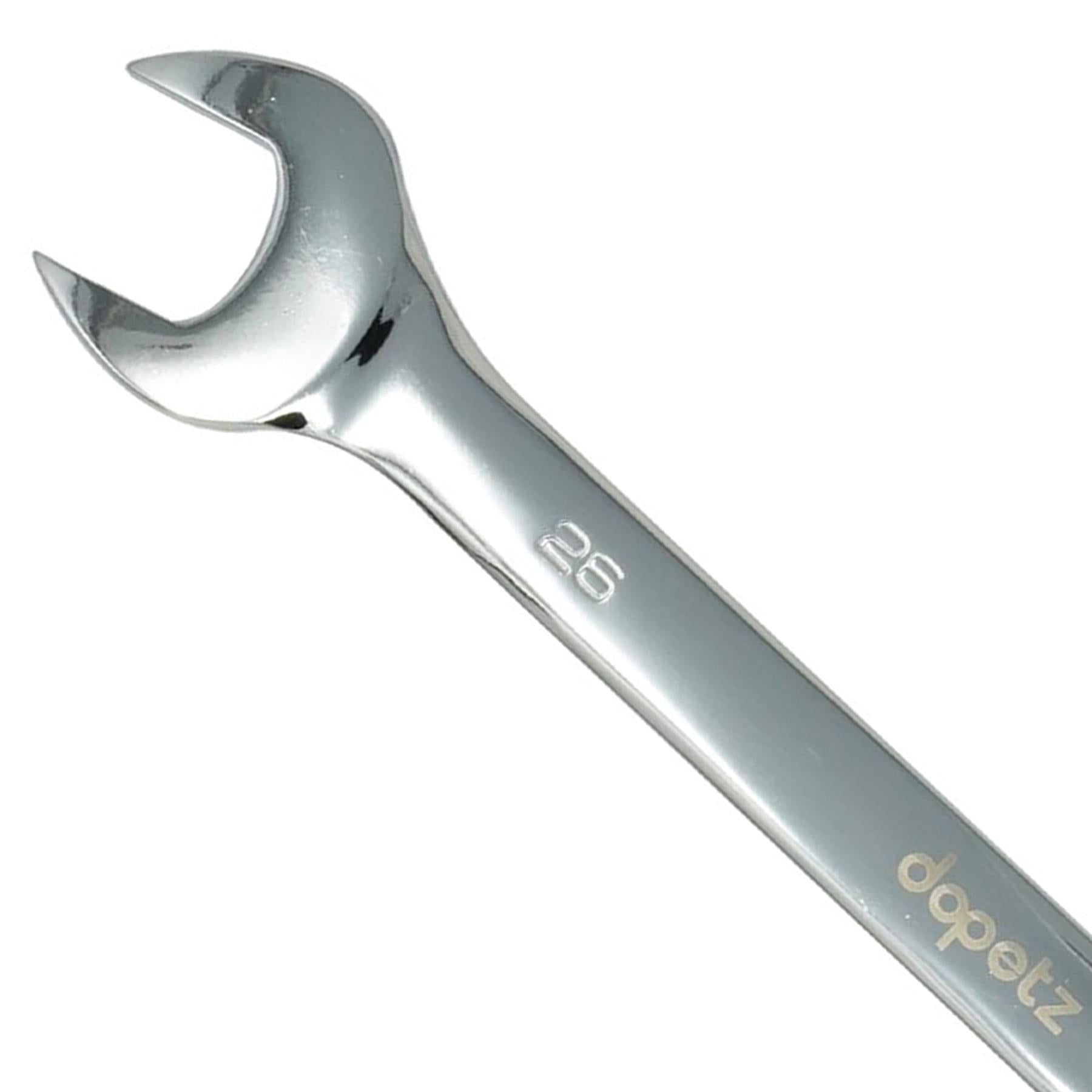 Combination Open Ring Spanner Chrome Mechanics Garage Tools 26mm by Daptez