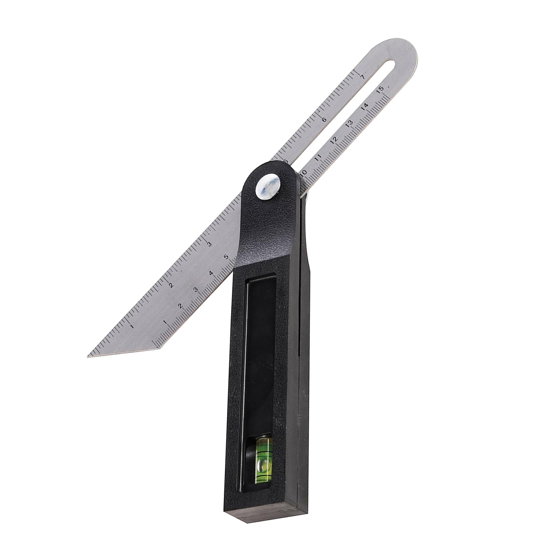 Adjustable Bevel Level Sliding Carpenters Gauge Angle Finder Wood Marking Tool By Dapetz