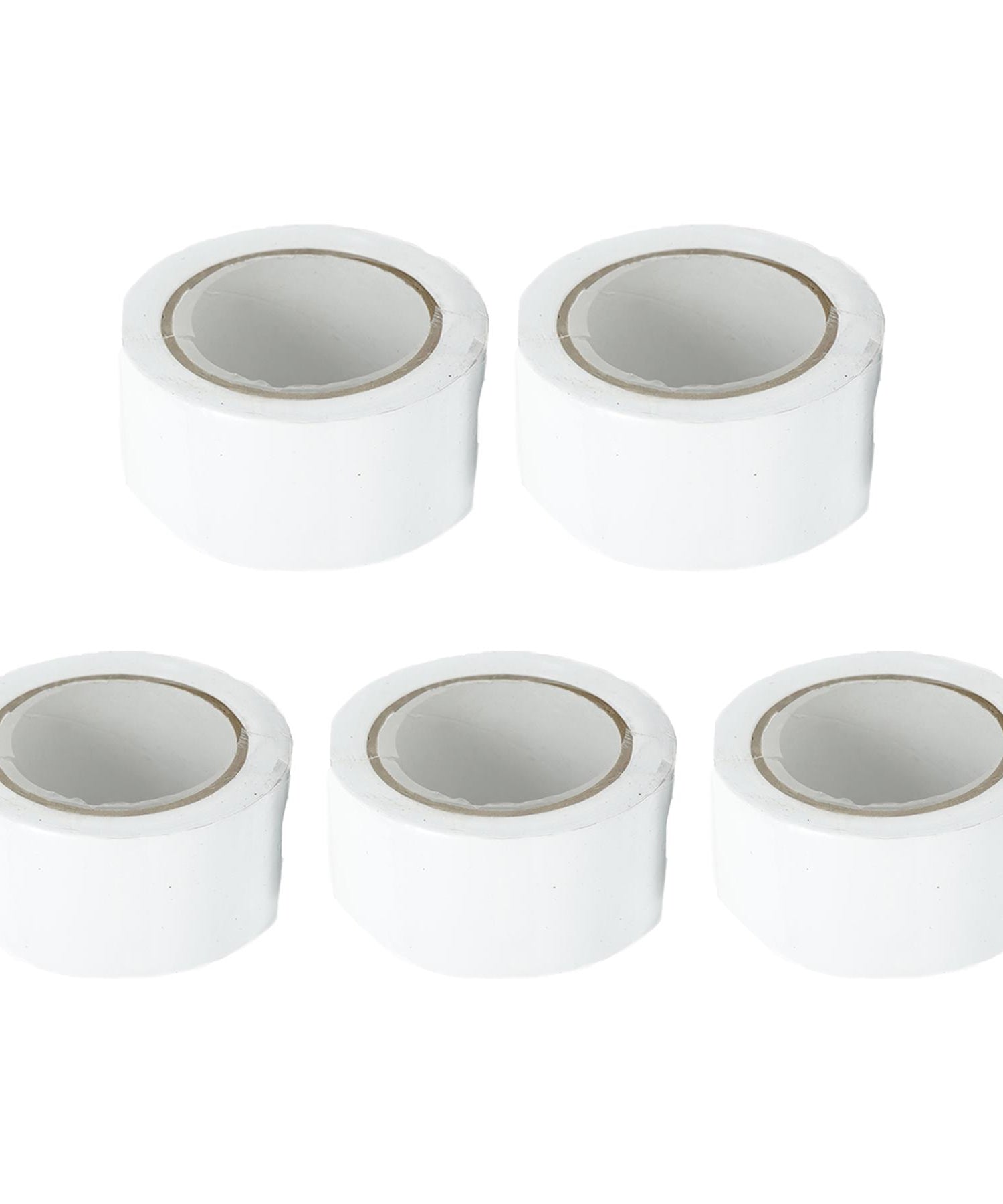 5 x High Quality PVC Electrical Insulation Tape (2 Inch 50mm) White Wide Flame Retardent