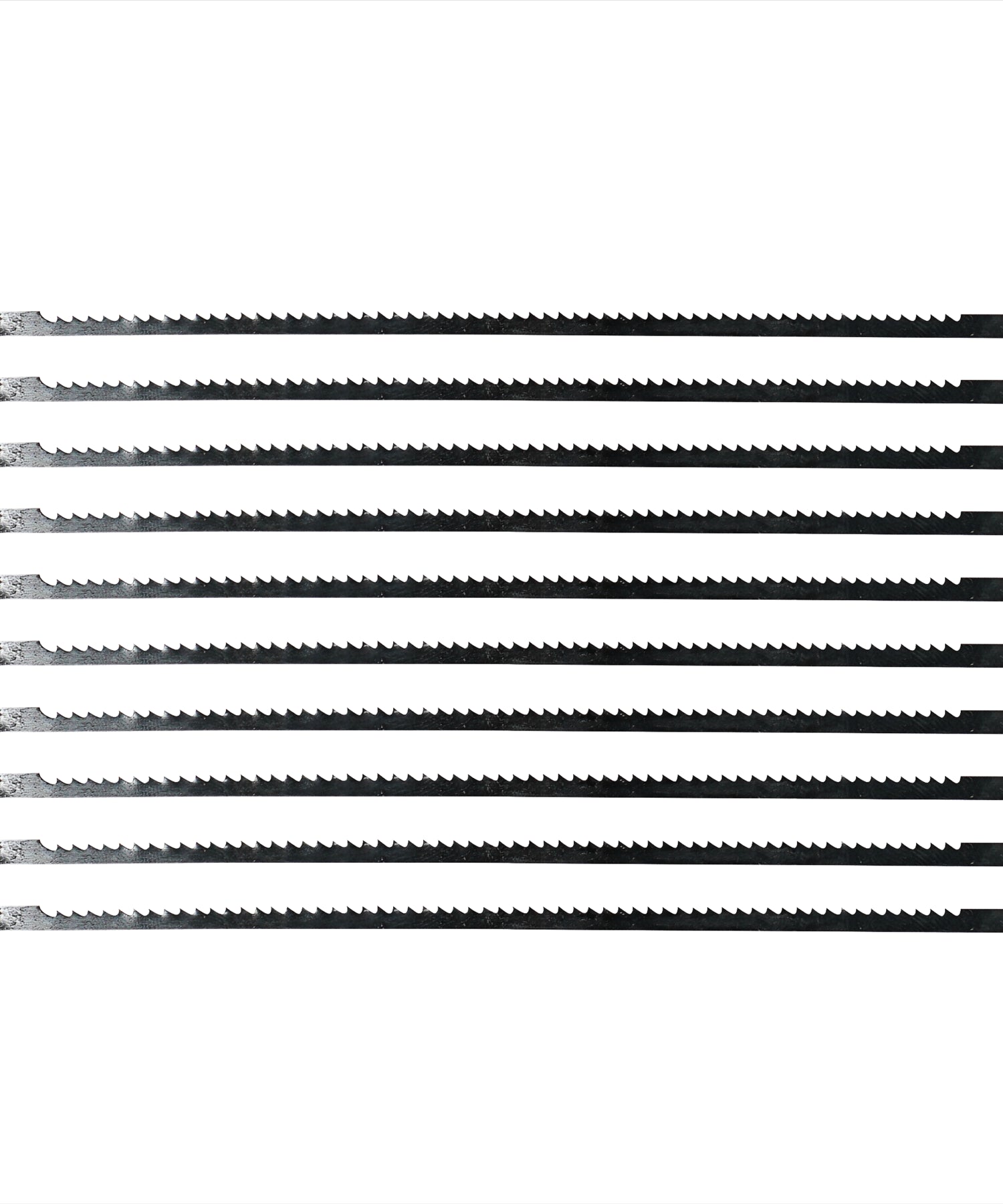 80 Scroll Saw Blades 10 Each 10, 14, 21 And 24 Tpi - Pin Ended - 130mm Long