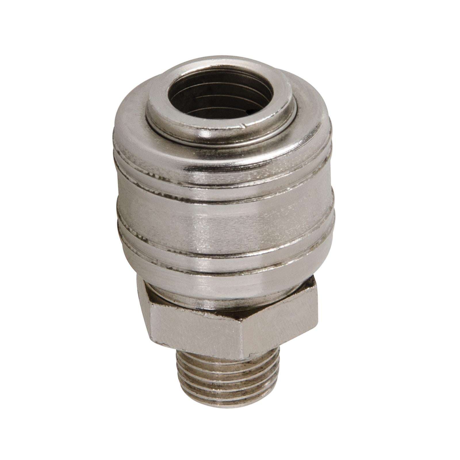 (pack of 5) Euro Air Line Hose Quick Connector Bayonet Coupler Set 1/4" by Daptez