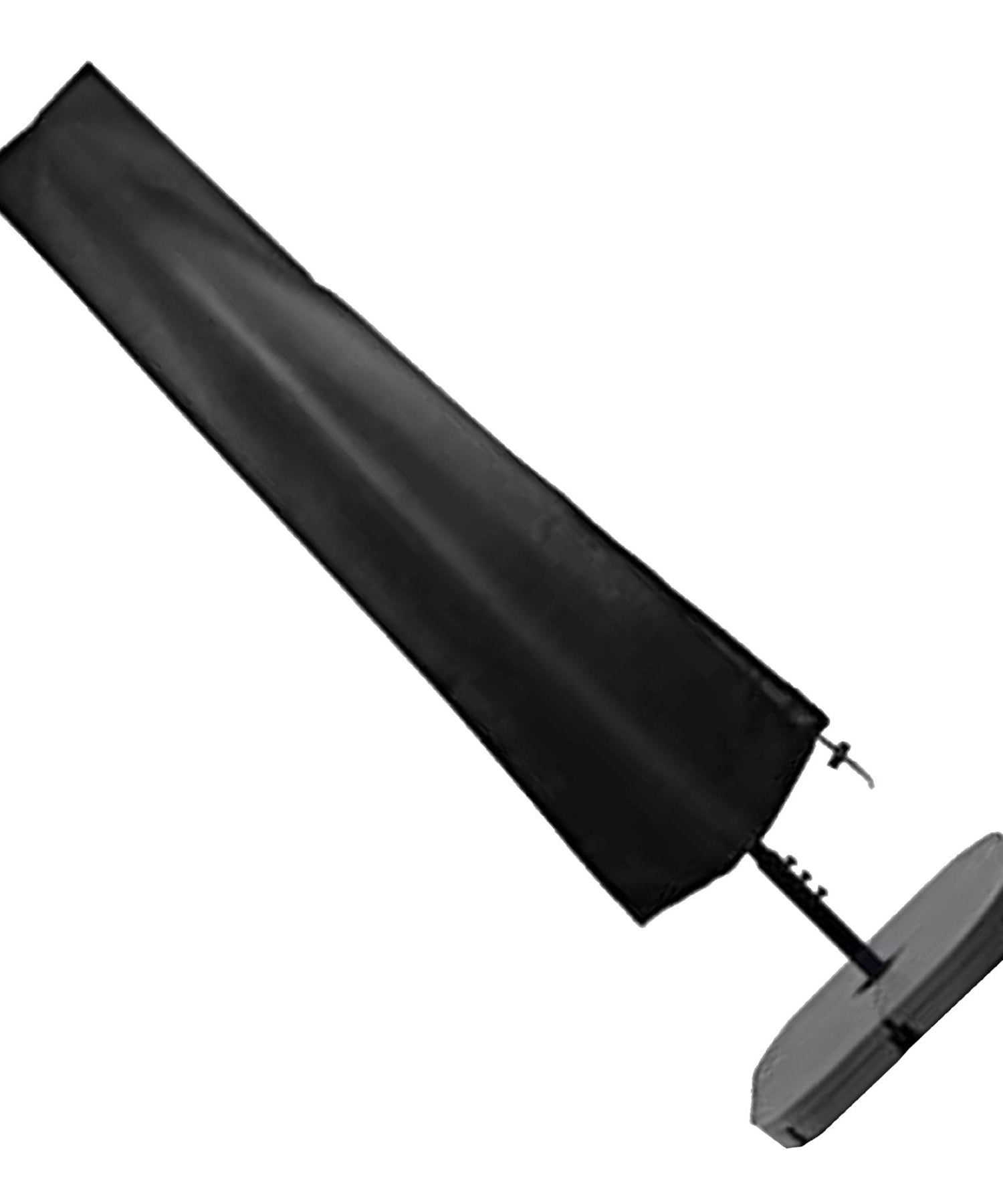Dapetz Parasol Umbrella Cover, Water Repellent, Windproof Garden Outdoor Cover - Black