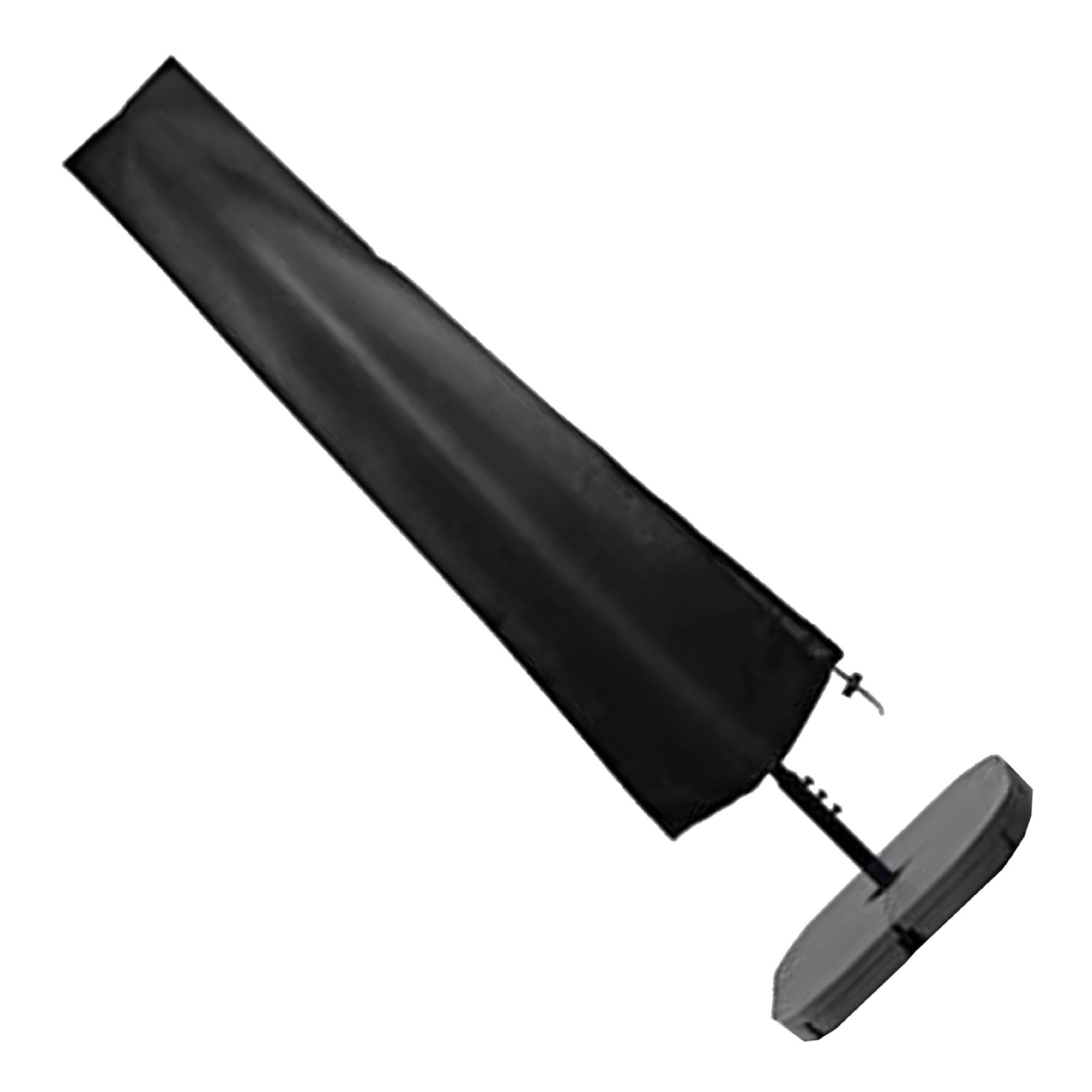Dapetz Parasol Umbrella Cover, Water Repellent, Windproof Garden Outdoor Cover - Black