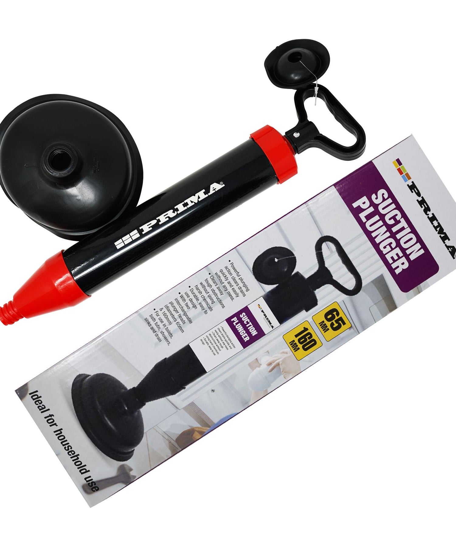 Toilet Plunger Powerful Drain Buster Unblocker Plunger Toilet Sink Clog Remover By Dapetz