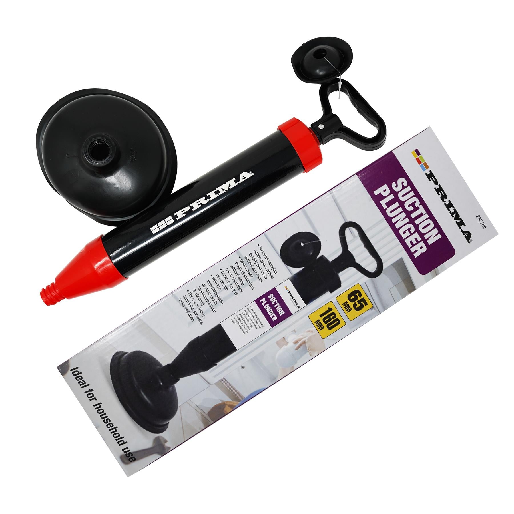 Toilet Plunger Powerful Drain Buster Unblocker Plunger Toilet Sink Clog Remover By Dapetz