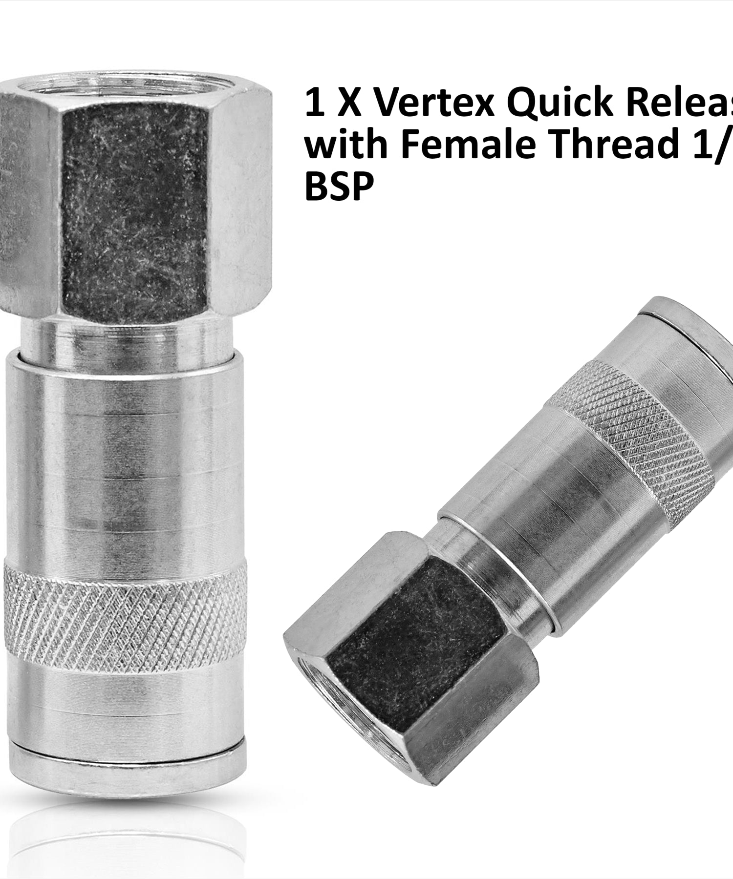 Vertex Air Line Fitting Quick Release Compressor Air Hose 1/2" Female Thread 1PC