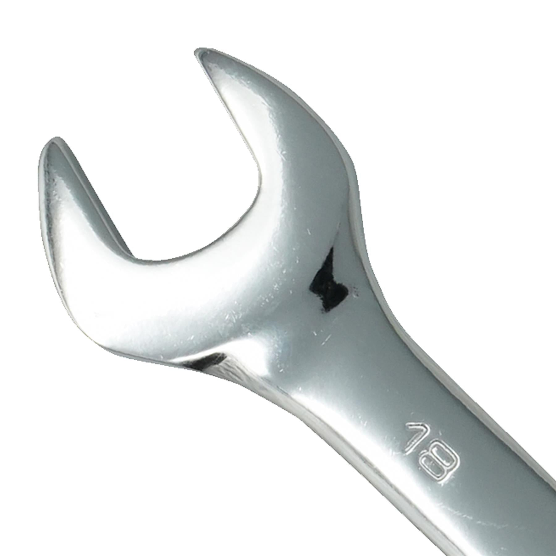 Combination Open Ring Spanner Chrome Mechanics Garage Tools 18mm by Daptez