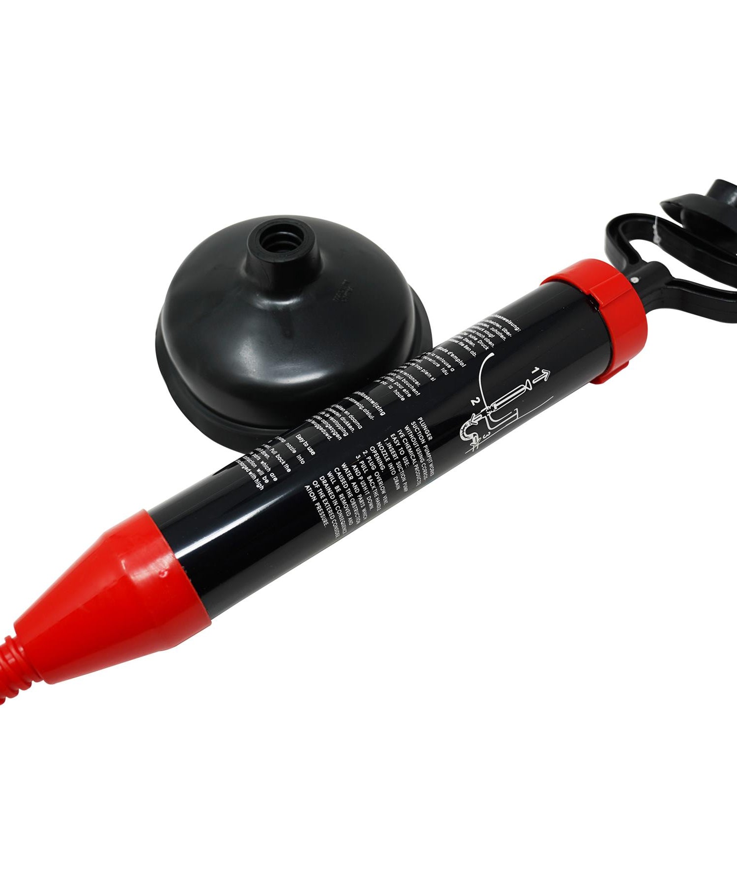 Toilet Plunger Powerful Drain Buster Unblocker Plunger Toilet Sink Clog Remover By Dapetz