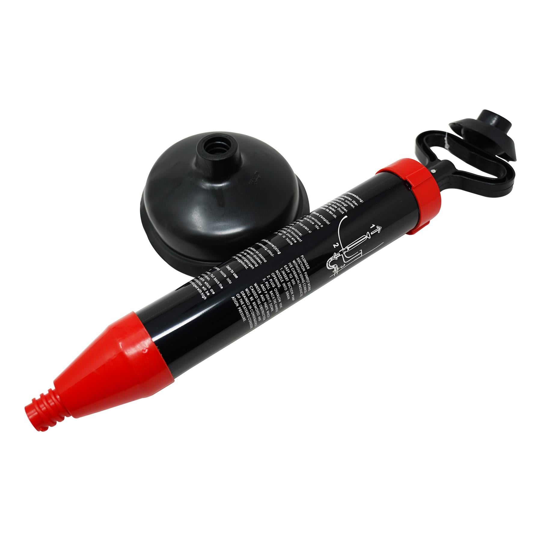 Toilet Plunger Powerful Drain Buster Unblocker Plunger Toilet Sink Clog Remover By Dapetz