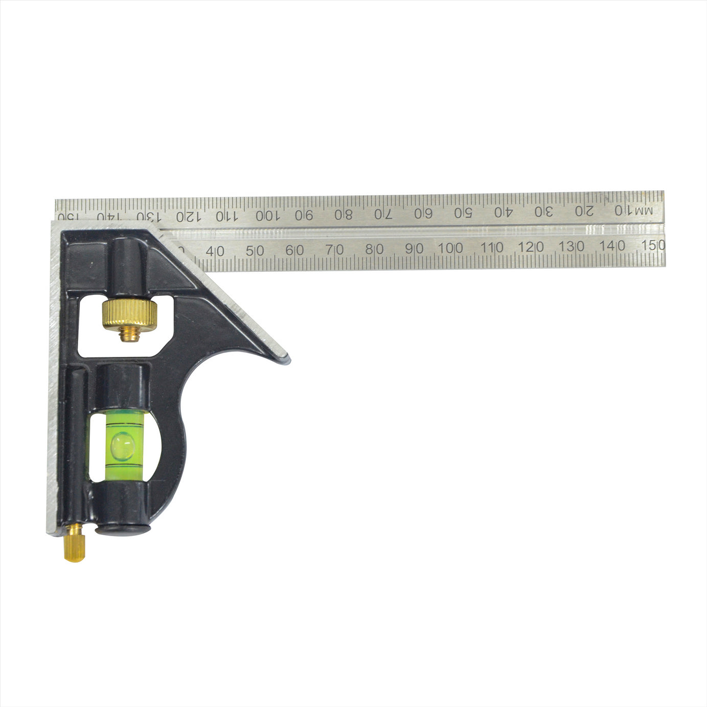 Combination Square Stainless Steel Spirit 6" Level Measuring Tool Tempered By Dapetz