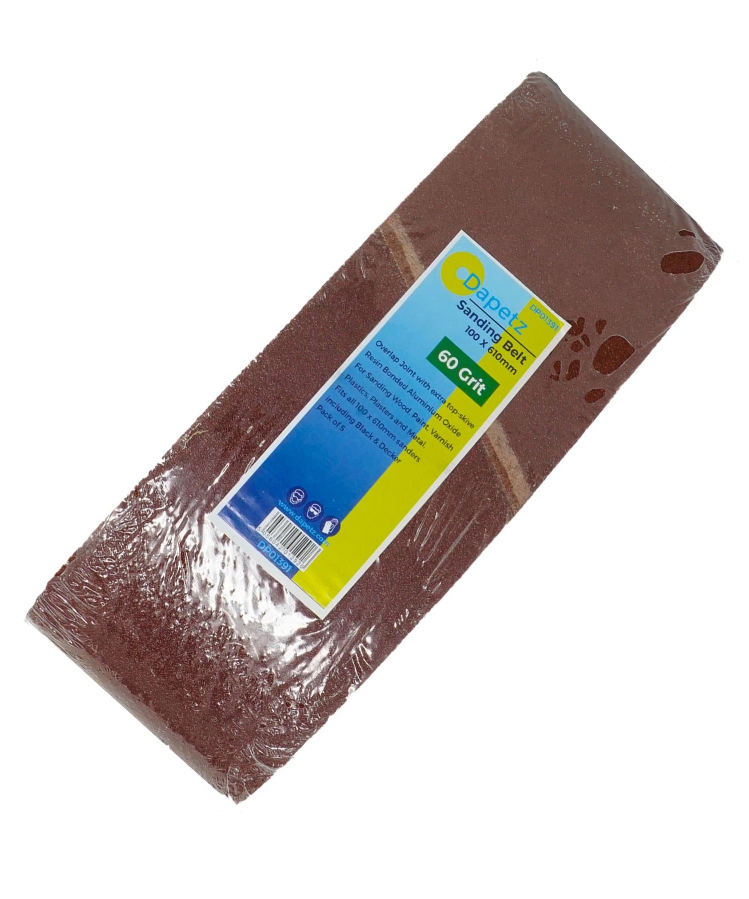 5X Sanding Belts 100 x 610mm