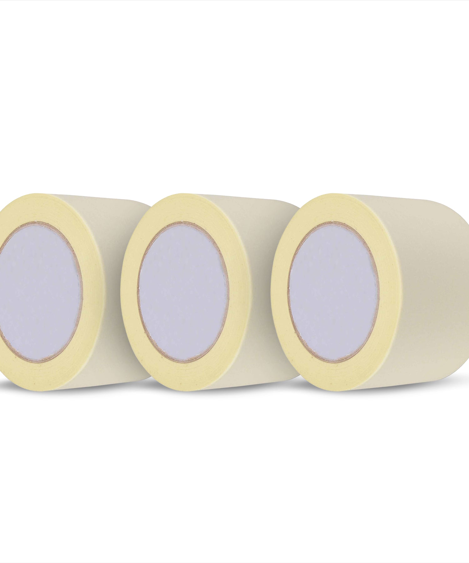 Masking Tape General 75mm x 50m DIY Painter Decorating Easy Tear White 3PCS By Dapetz
