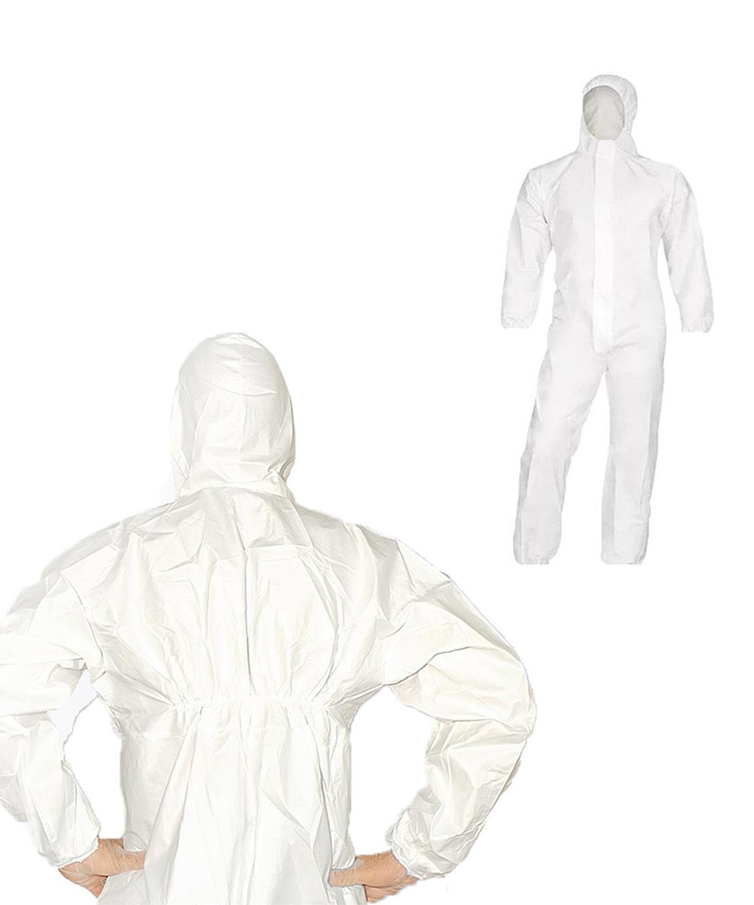 (Pack of 20) Microporous Breathable Coverall Suit with Zip XL – Premium Protection & Comfort by Dapetz