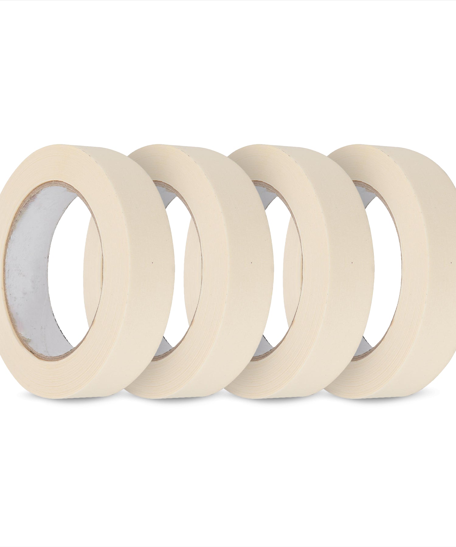 4PCS Masking Tape 25mm x 50m Professional Painting Automotive Auto Car White By Dapetz