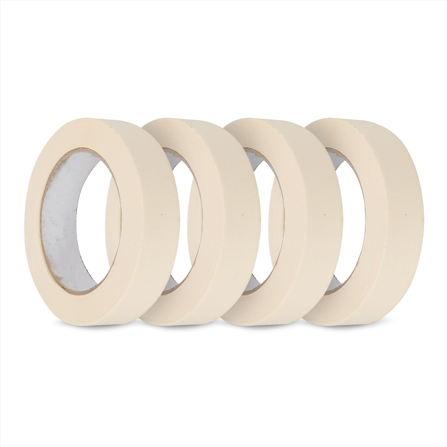 4PCS Masking Tape 25mm x 50m Professional Painting Automotive Auto Car White By Dapetz