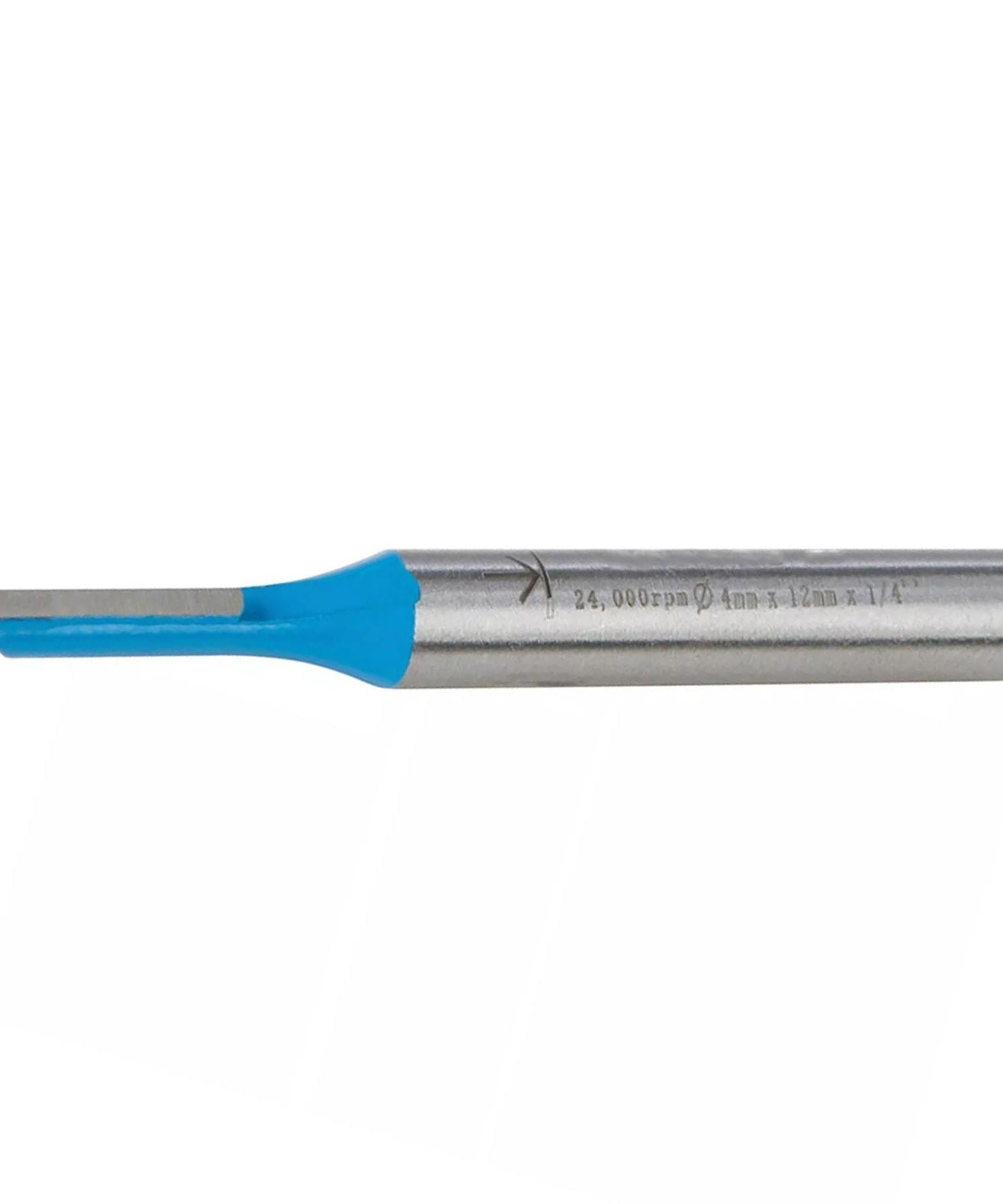 1/4" Shank Straight Metric Router Bits TCT Cut Cutter 12mm long x 4mm Diameter