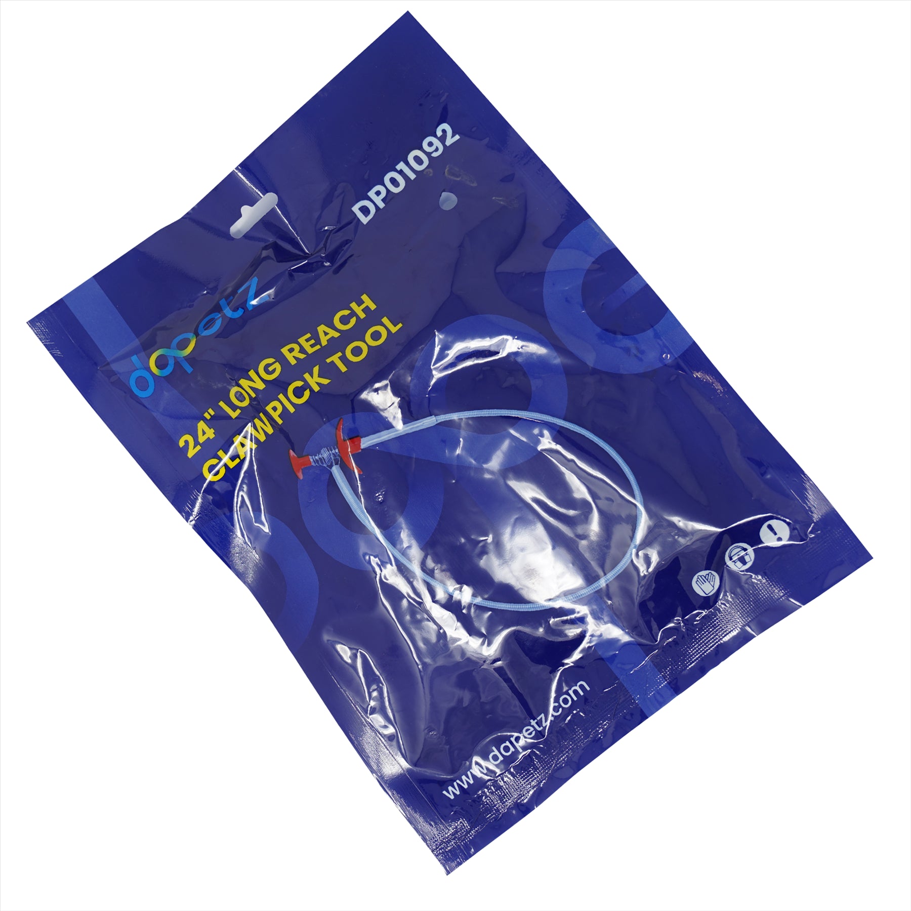 Flexible 24" Spring Claw Pick-Up Tool | Long Reach Grabber for Lifting by Dapetz