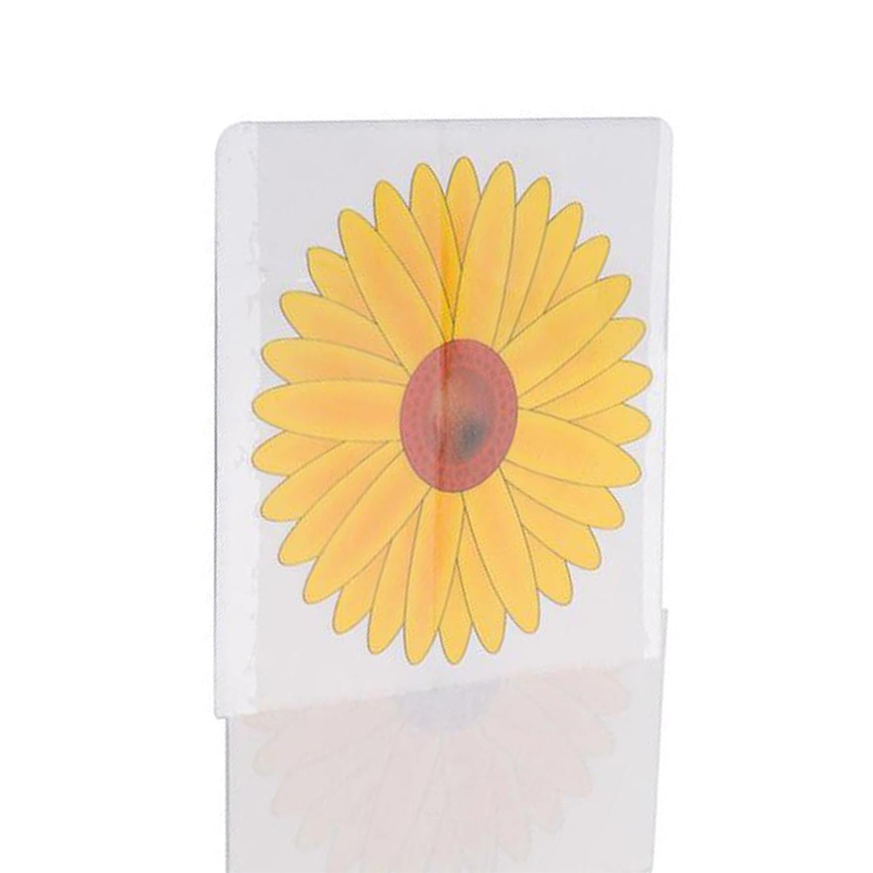 4pc Fly Traps Fly Killer Sunflower Window Sticker Trap Stickers Insect Insects New