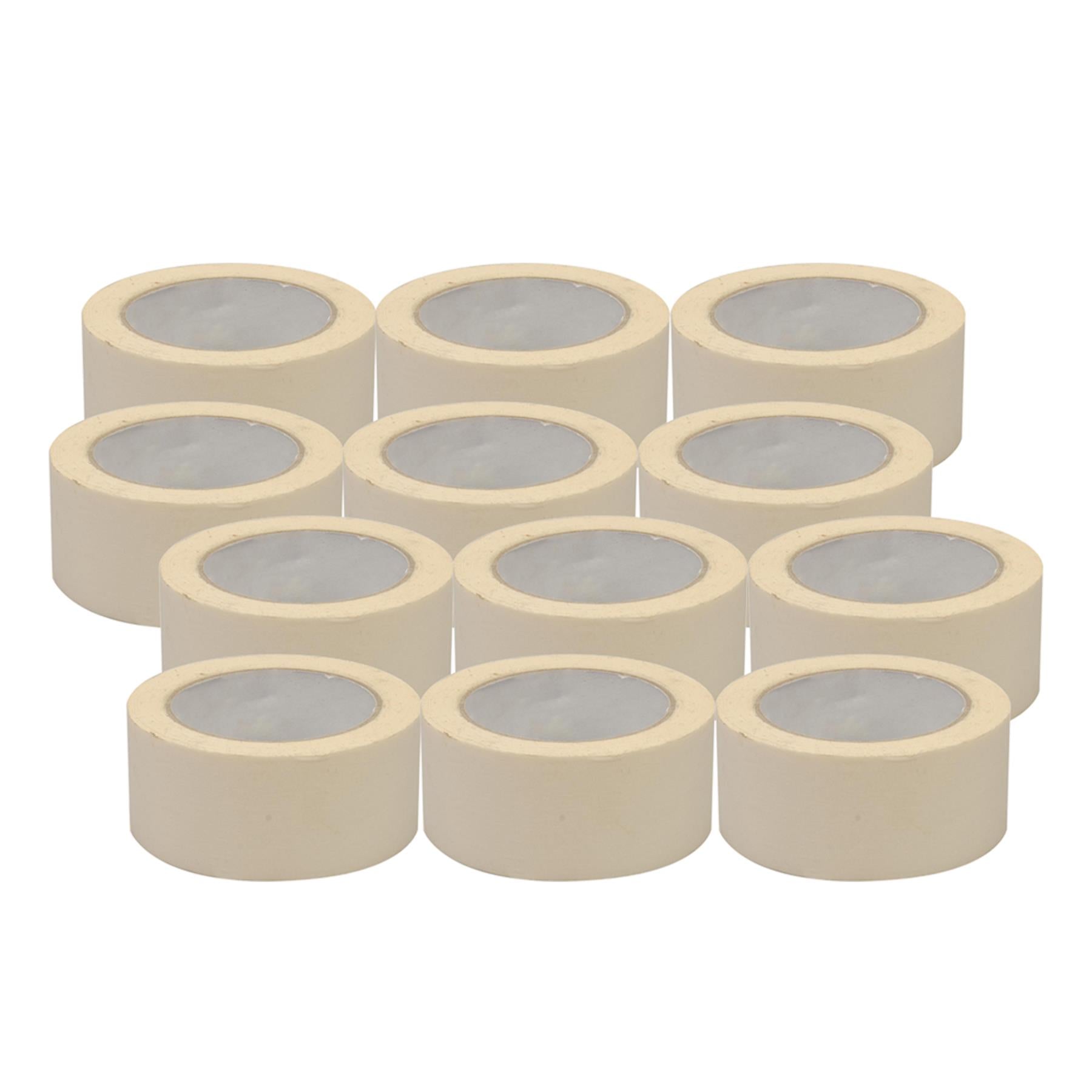 Masking Tape 48 Roll 40m x 48mm DIY Painting Decorating Easy Tear Indoor Outdoor By Dapetz