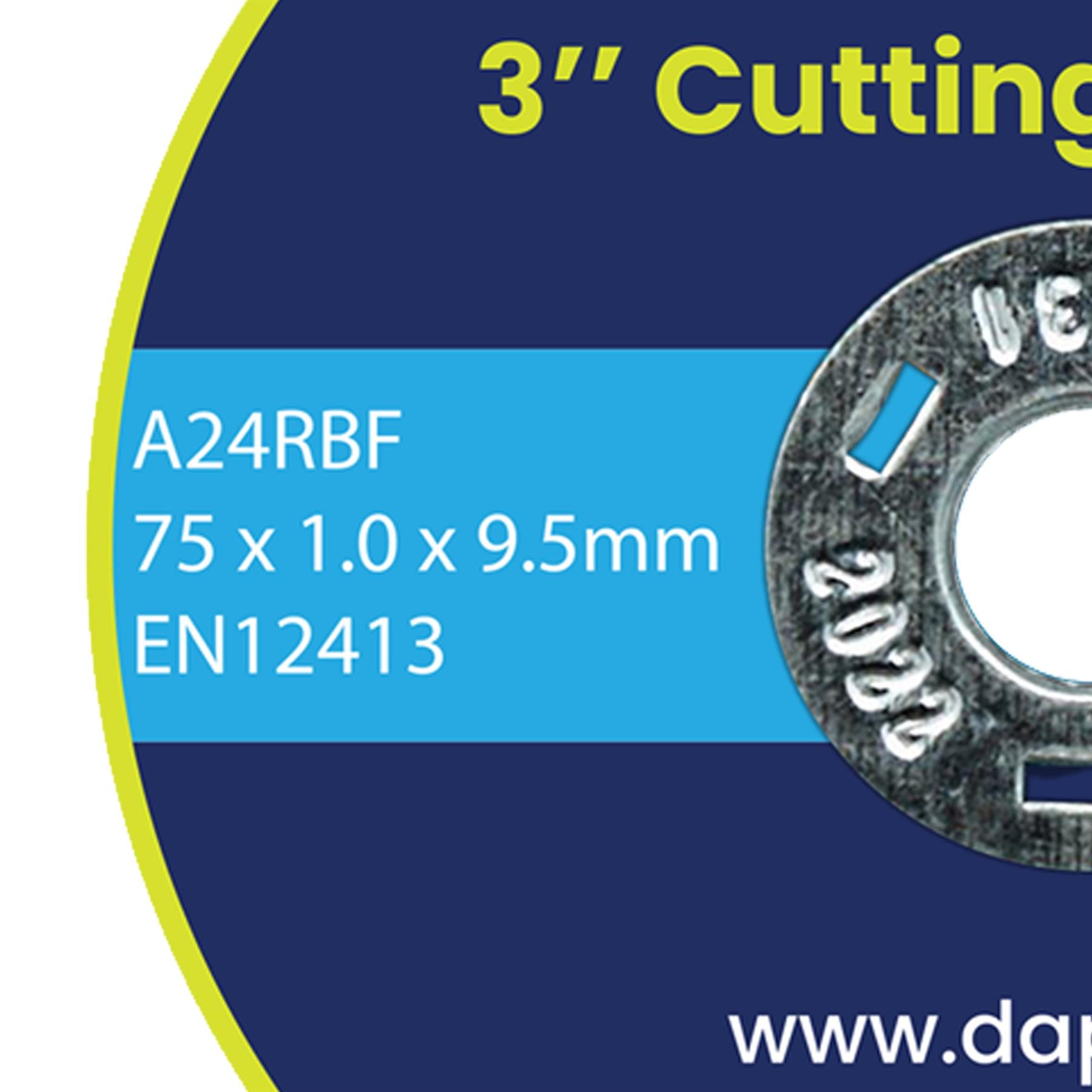 75mm ULTRA THIN METAL CUTTING BLADE DISC STEEL & STAINLESS ANGLE 20Pcs