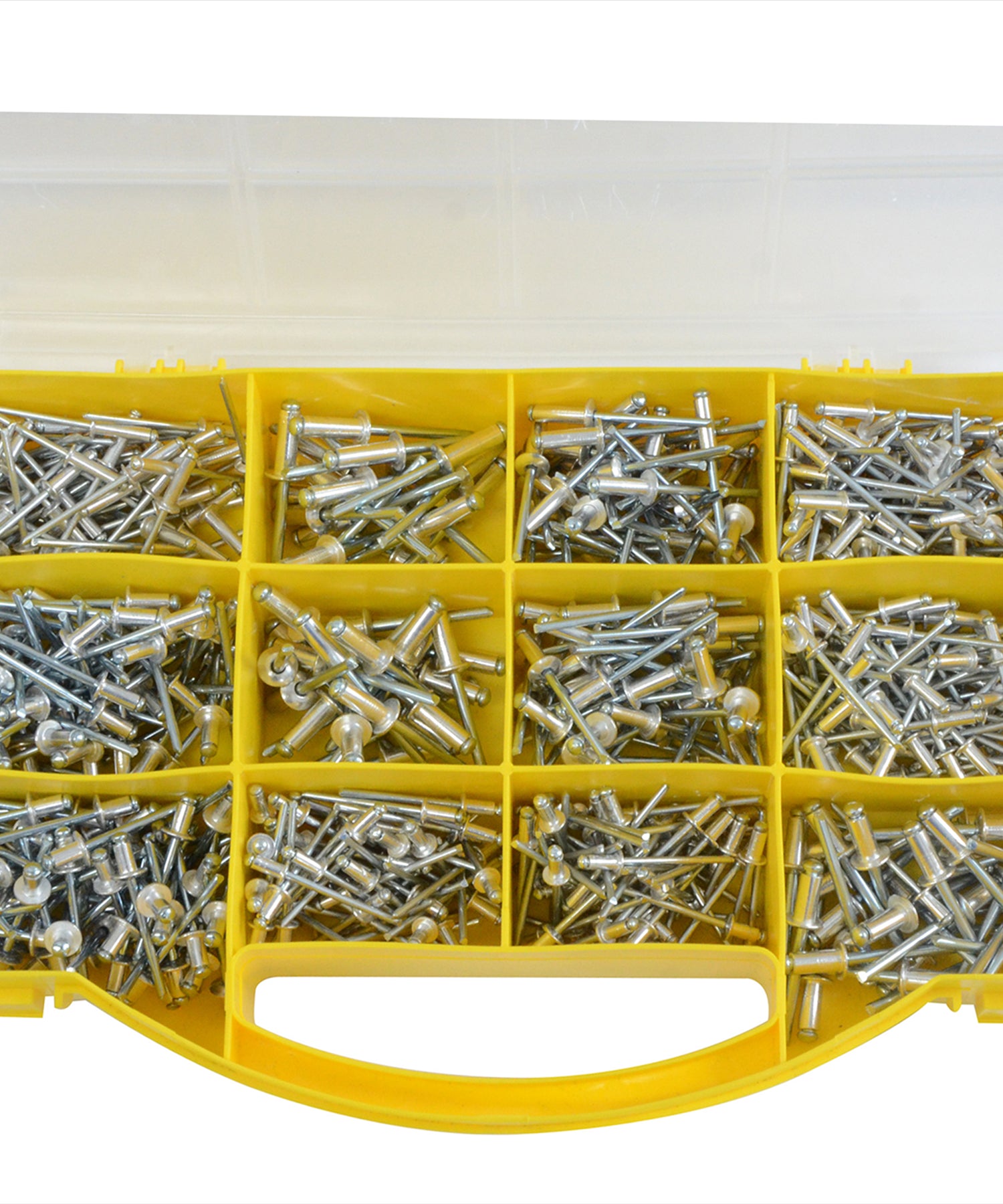 Rivets Pack Assorted Pop Rivets 650 Pce Piece Carry Storage Case