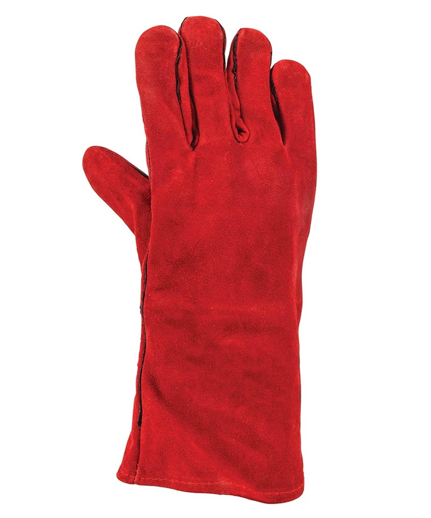 Apron & Gauntlets Gloves Leather Welders Welding Heavy Duty Leather Brown Red By Dapetz