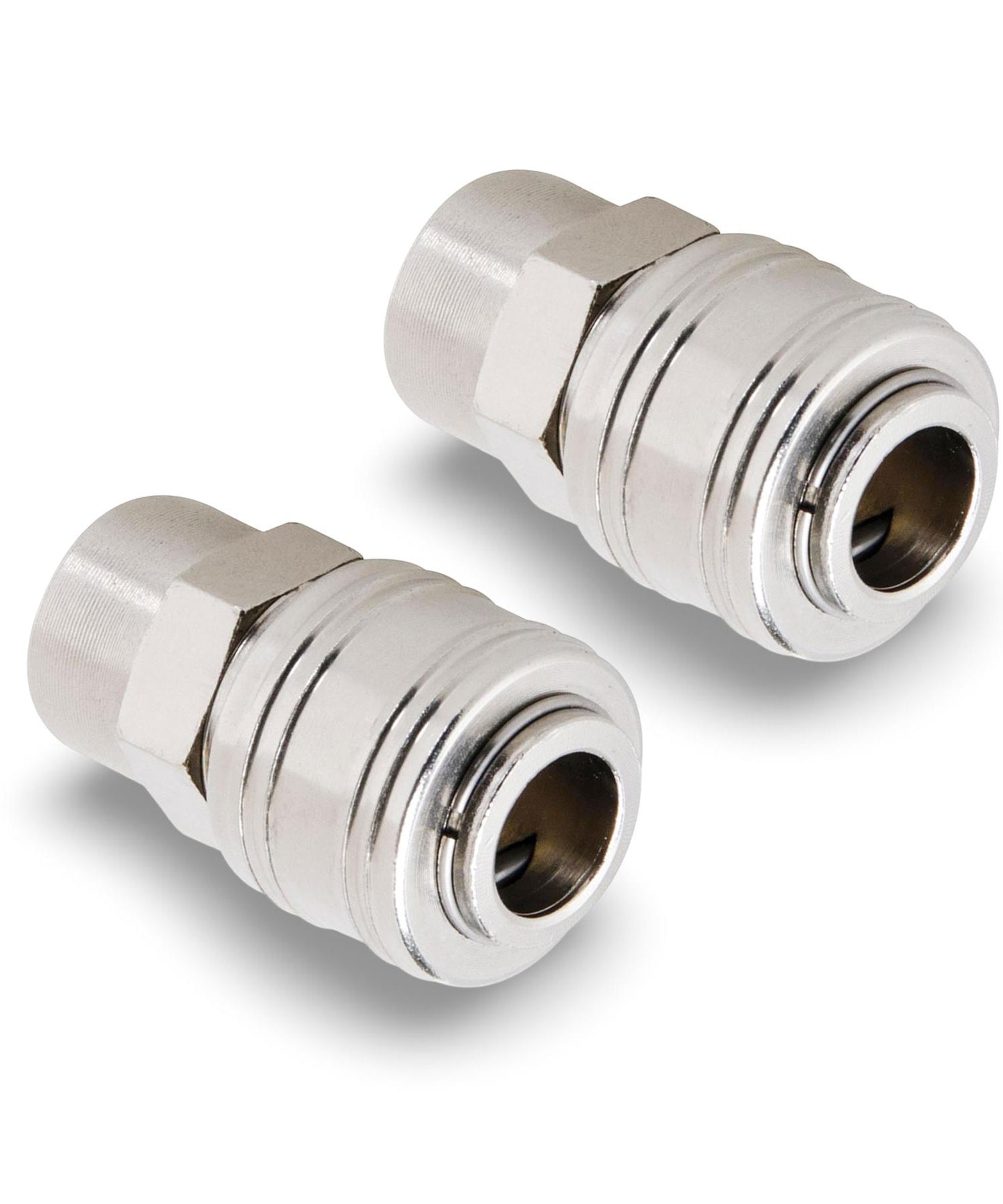 Euro Air Line Fitting Quick Release For Compressor Hose 1/4" BSP Female Thread 2PC