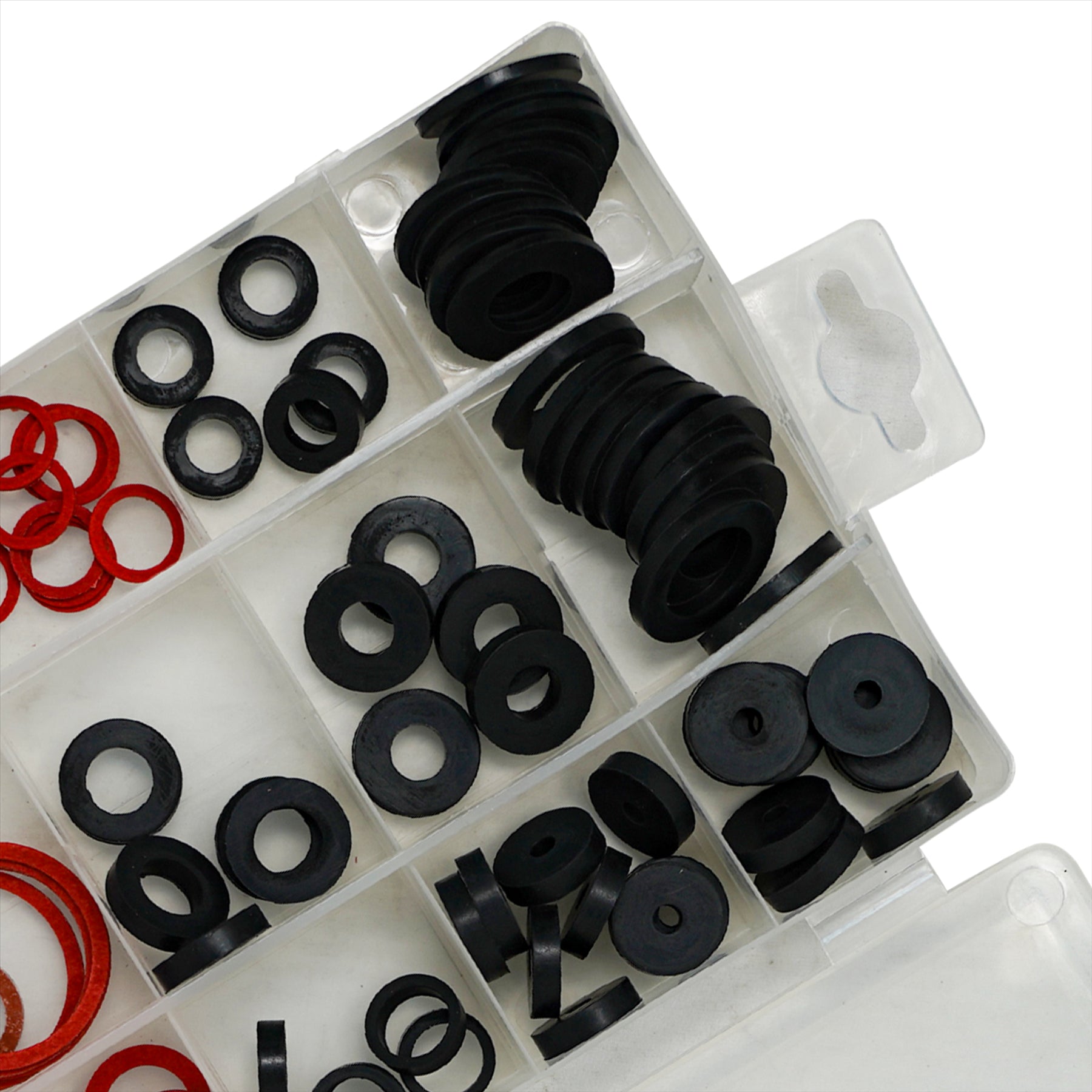 Assortment Box Of Plumbers Washers 141PCs Set Tap Sealing Shower Hose Rubber Washer By Dapetz