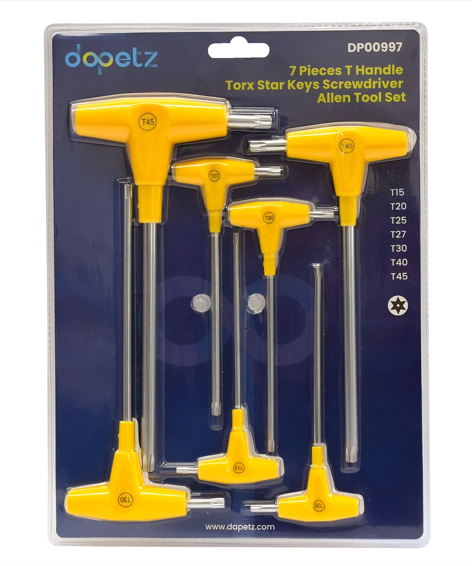 T Handle Torx Star Keys