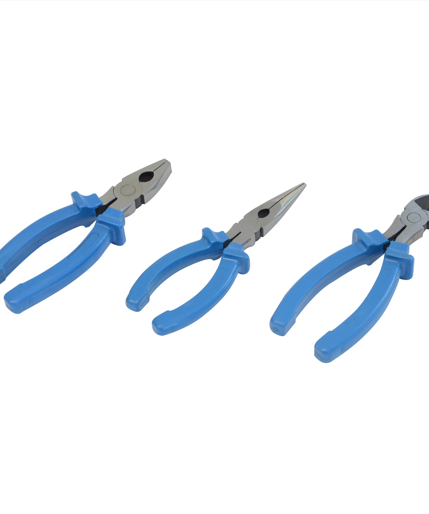 Dapetz Professional Pliers Set Needle Nose, Side Cutter & Combination Plier 160mm (6") - 3Pcs