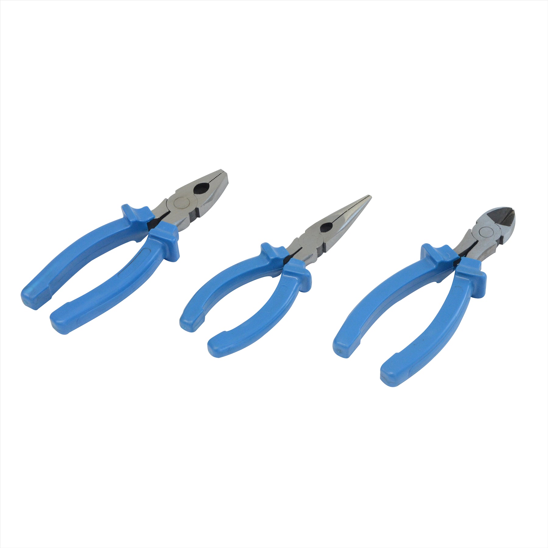 Dapetz Professional Pliers Set Needle Nose, Side Cutter & Combination Plier 160mm (6") - 3Pcs