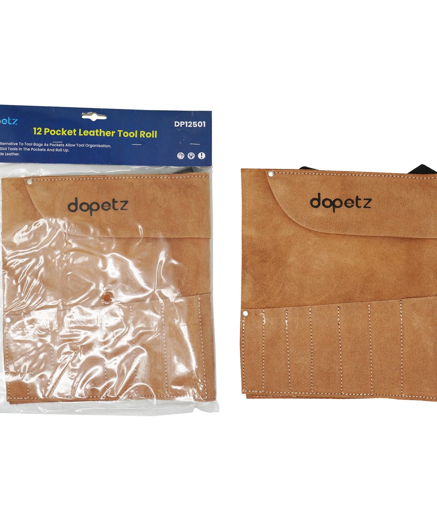 Leather Hide Chisel Leather Tool Roll Genuine Leather 12 Pocket By dapetz