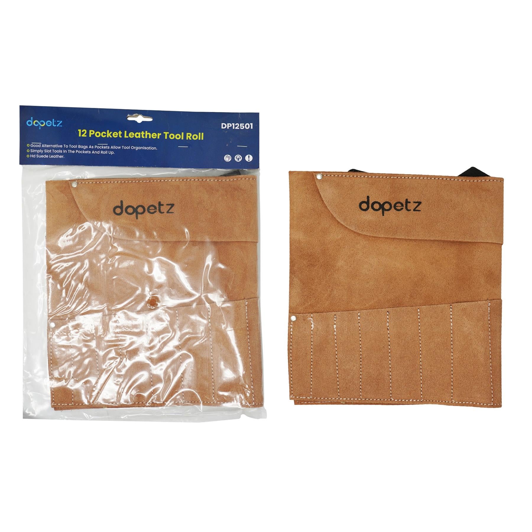 Leather Hide Chisel Leather Tool Roll Genuine Leather 12 Pocket By dapetz