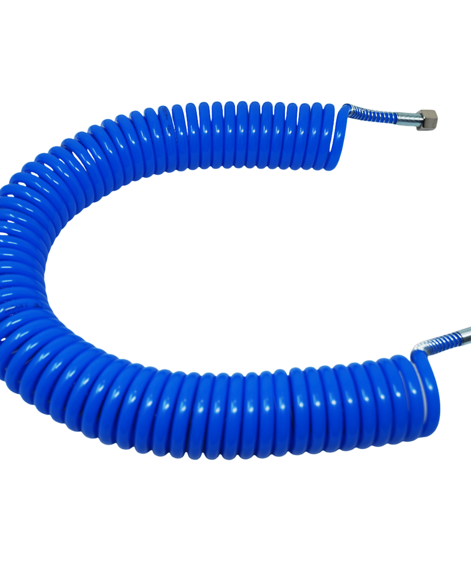 Coiled Air Hose 10M Air Tools Hose With 1/4" BSP Female Nut End Fittings 10 Bar by Daptez