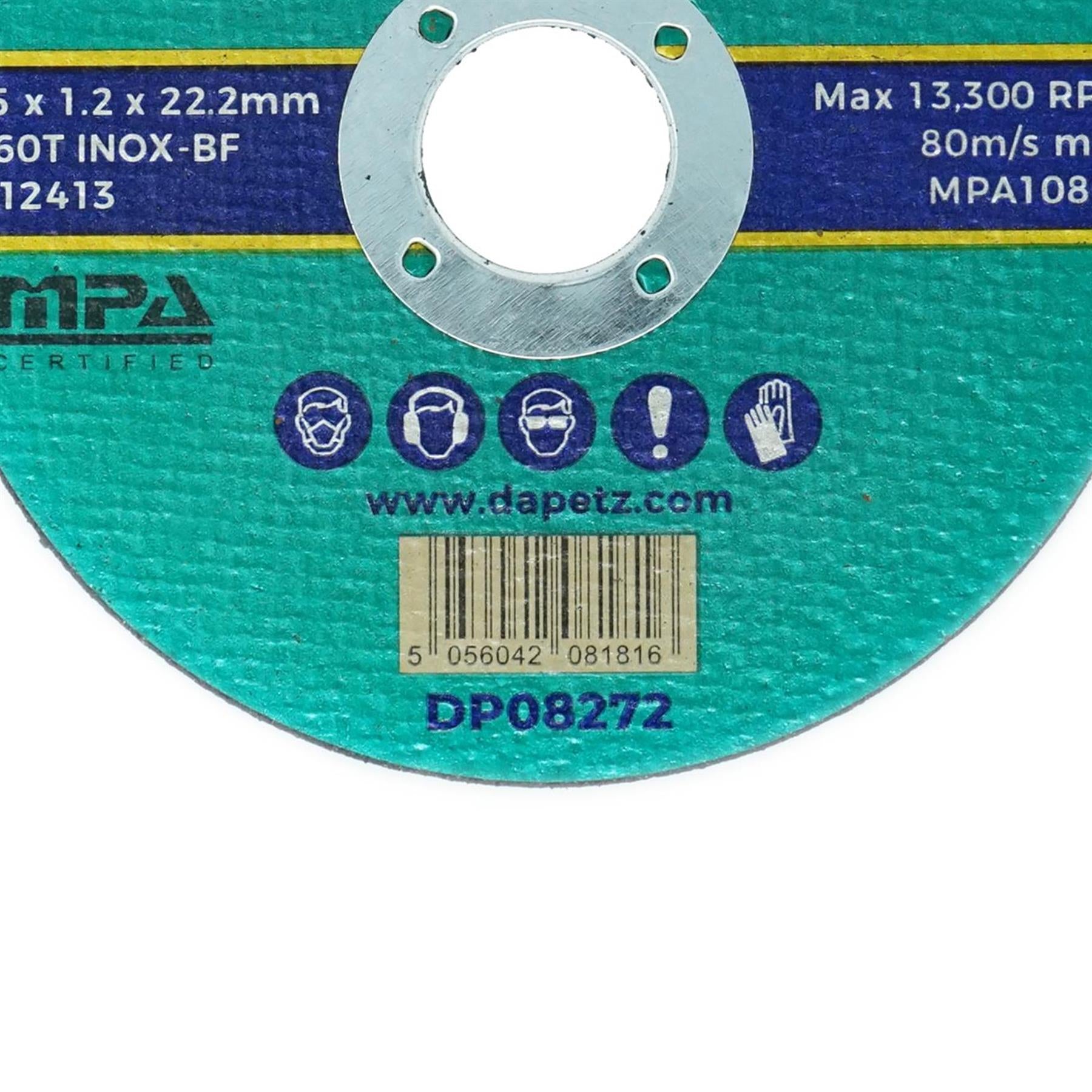 (Pack of 20) Cutting Disc For Metal Steel INOX Stainless 115mm Super Thin 1.2mm Blade  by Dpatez